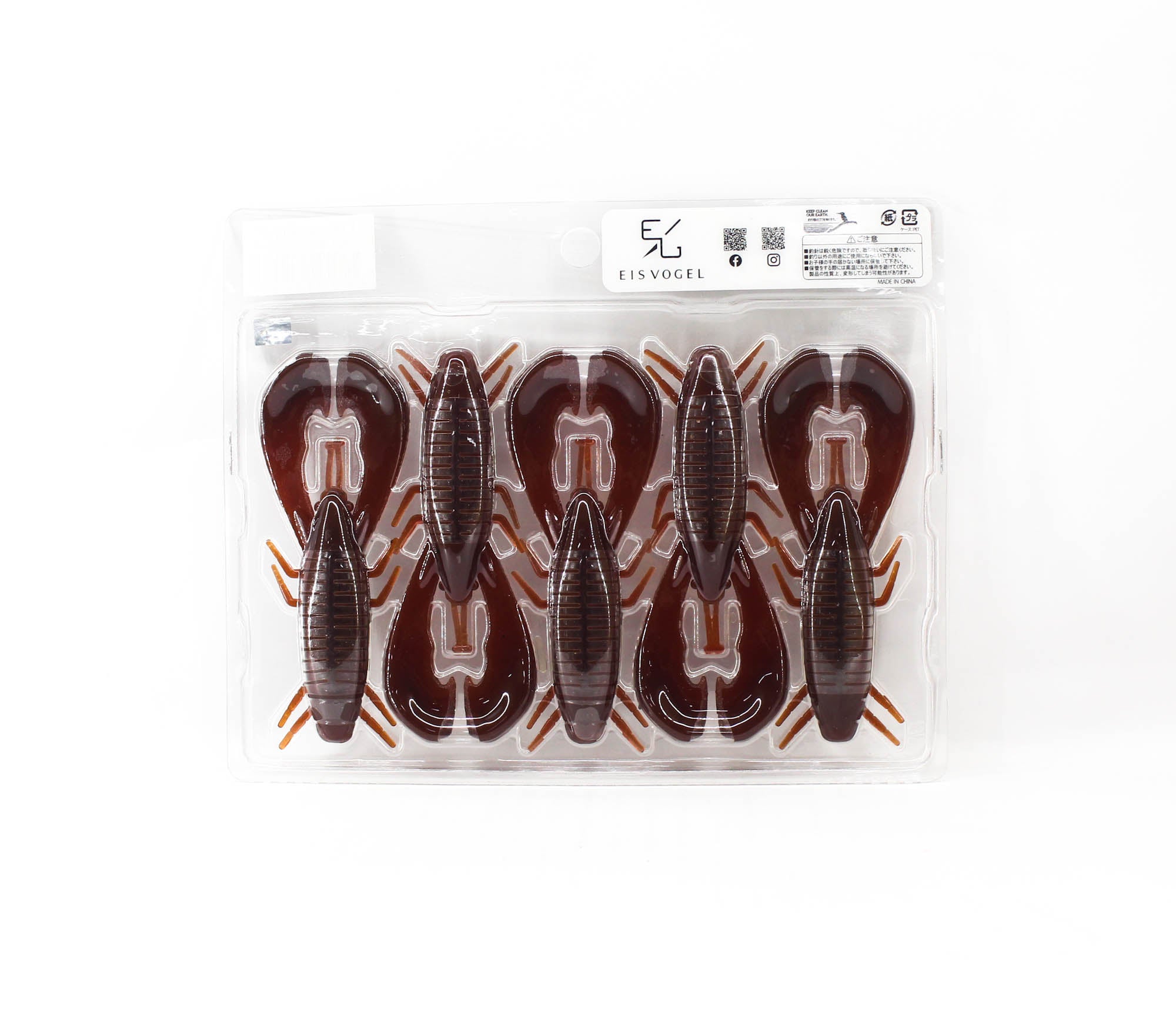 Eisvogel Soft Lure Freegel Bug 4 Inches 03 (0080)