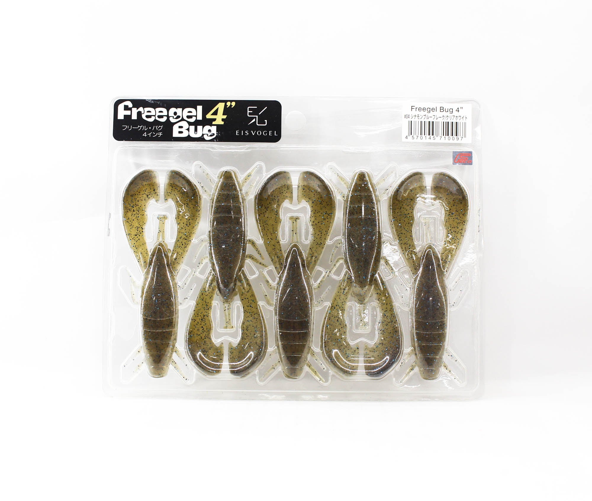 Eisvogel Soft Lure Freegel Bug 4 Inches 04 (0097)