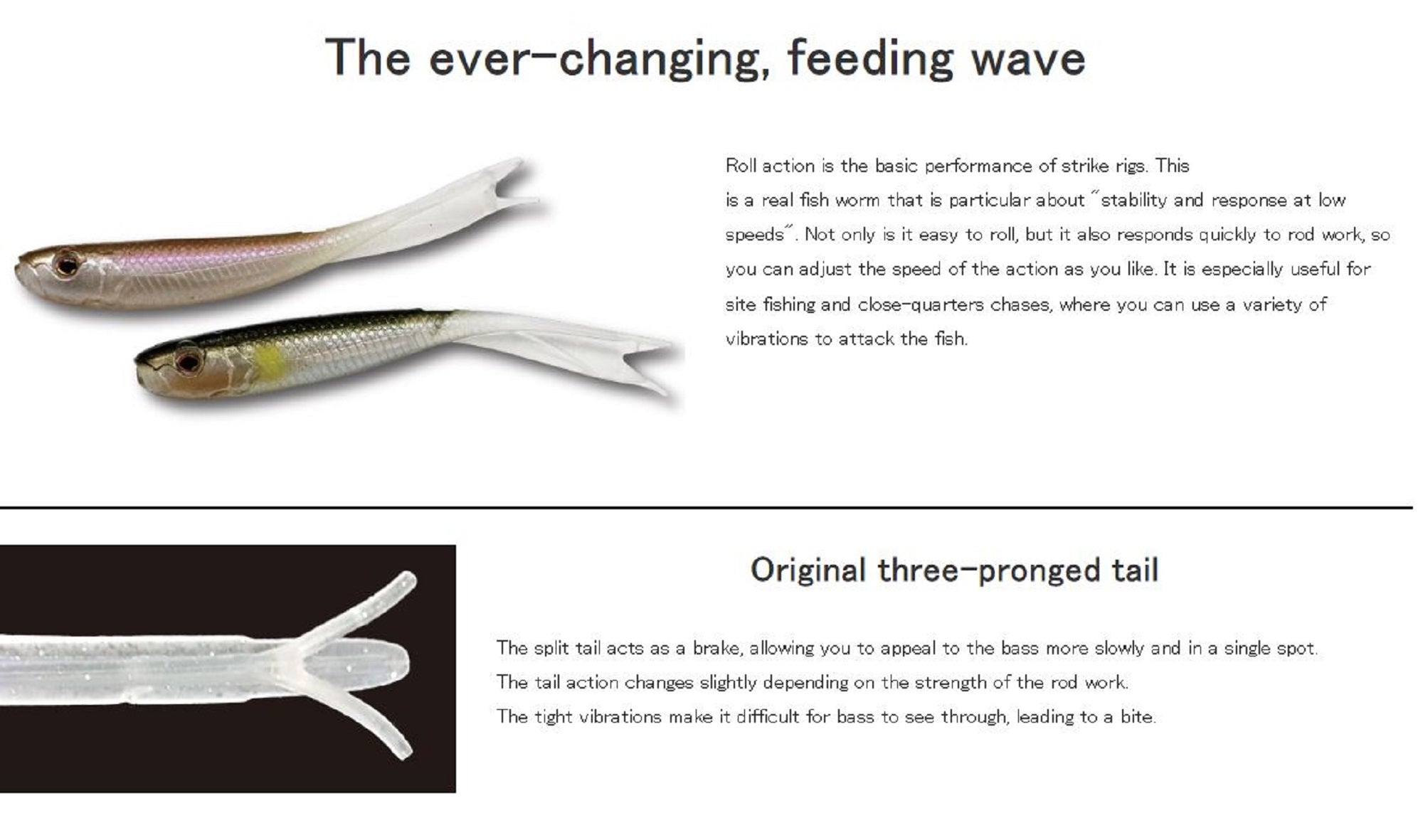 Eisvogel Soft Lure Free Wavee 3 Inches 101 (0165)