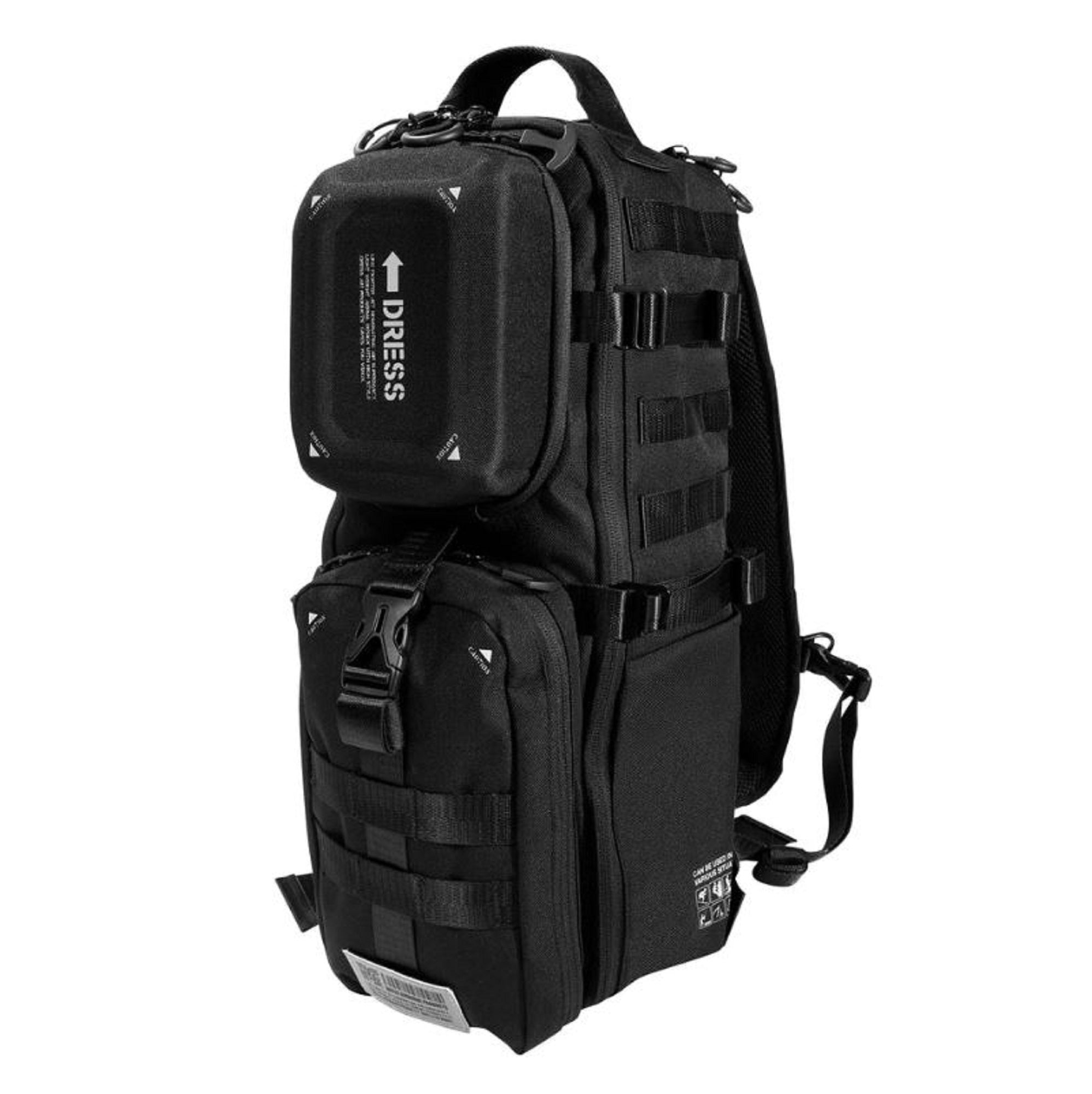 Dress Bag Fishing Assault Bag 200 x 460 x 150mm Black (5055)