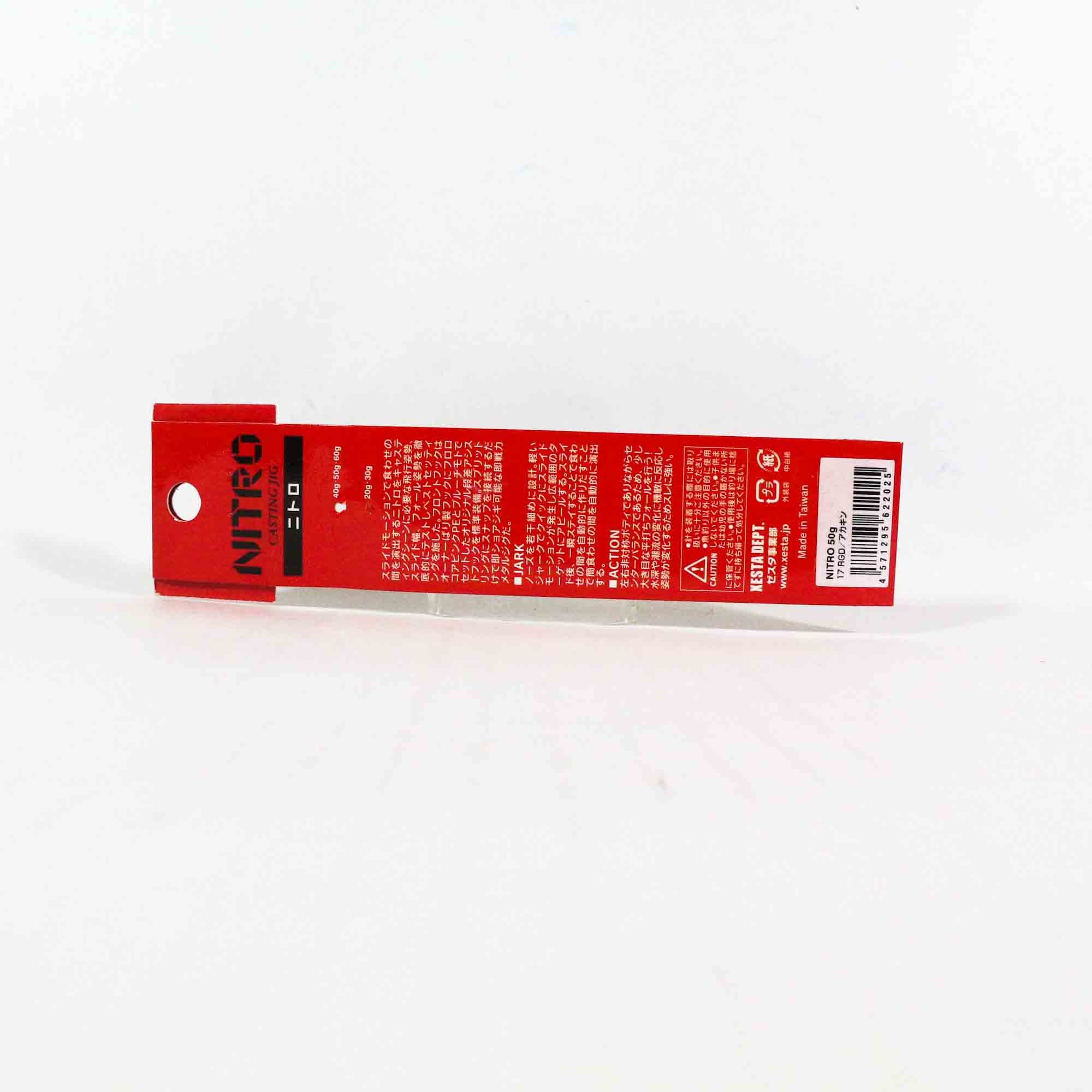 Sale Xesta Metal Jig Nitro Casting 50 grams RGD (2025)