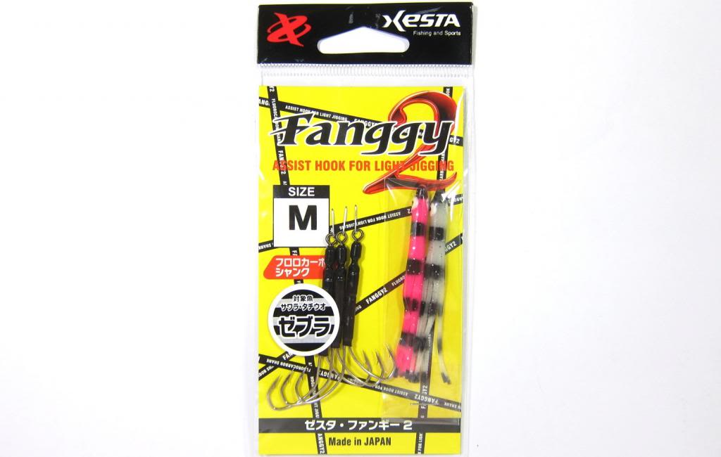 Xesta Fanggy 2 Skirted Twin Assist Hooks Size M 1 Pink White (9948)