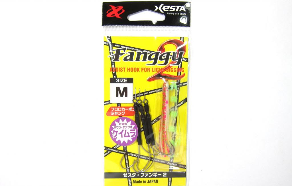 Xesta Fanggy 2 Skirted Twin Assist Hooks Size M 1 Pink Gold (9979)