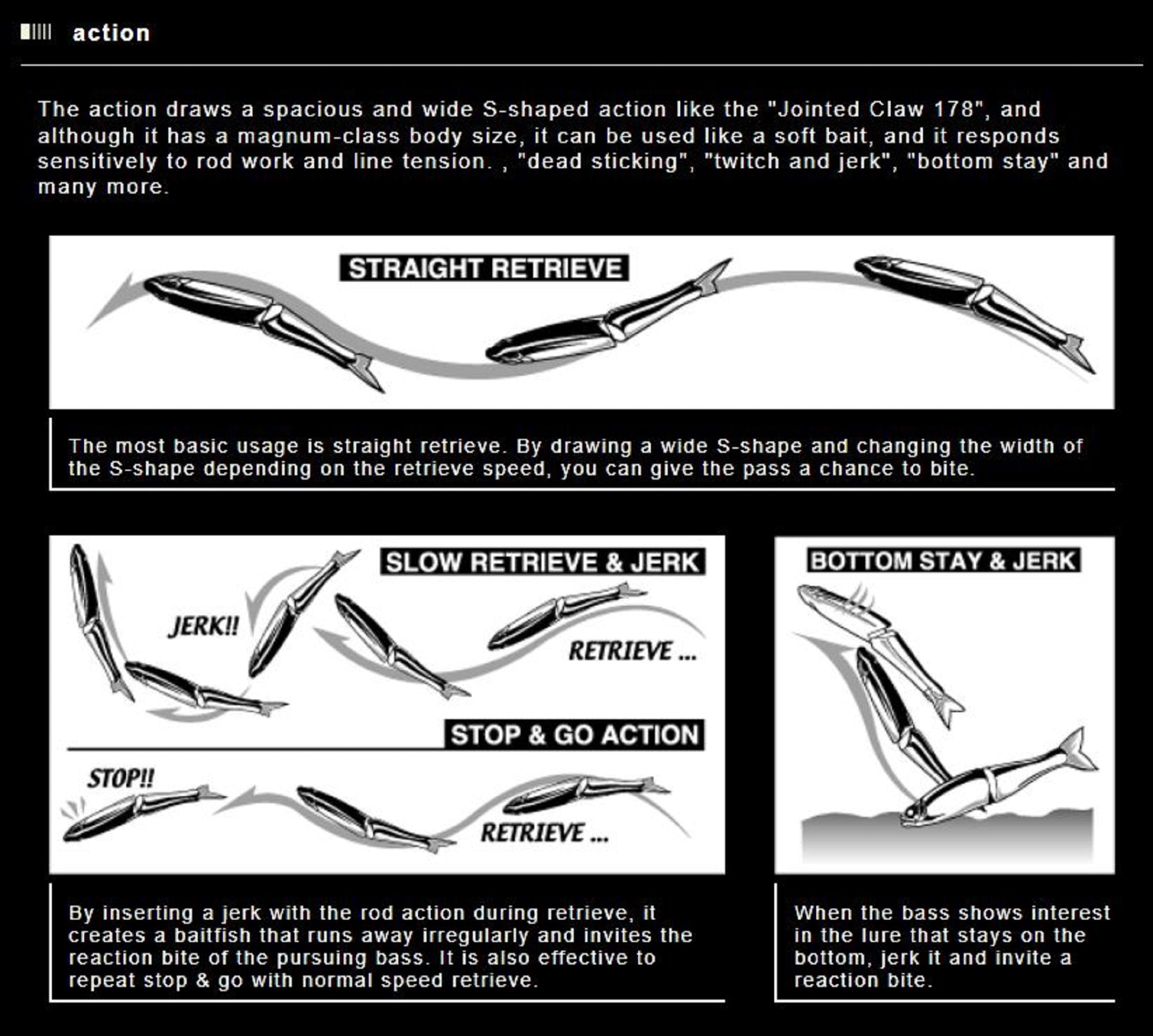 Gan Craft Jointed Claw 230 Magnum Floating Jointed Lure 09 (8077)