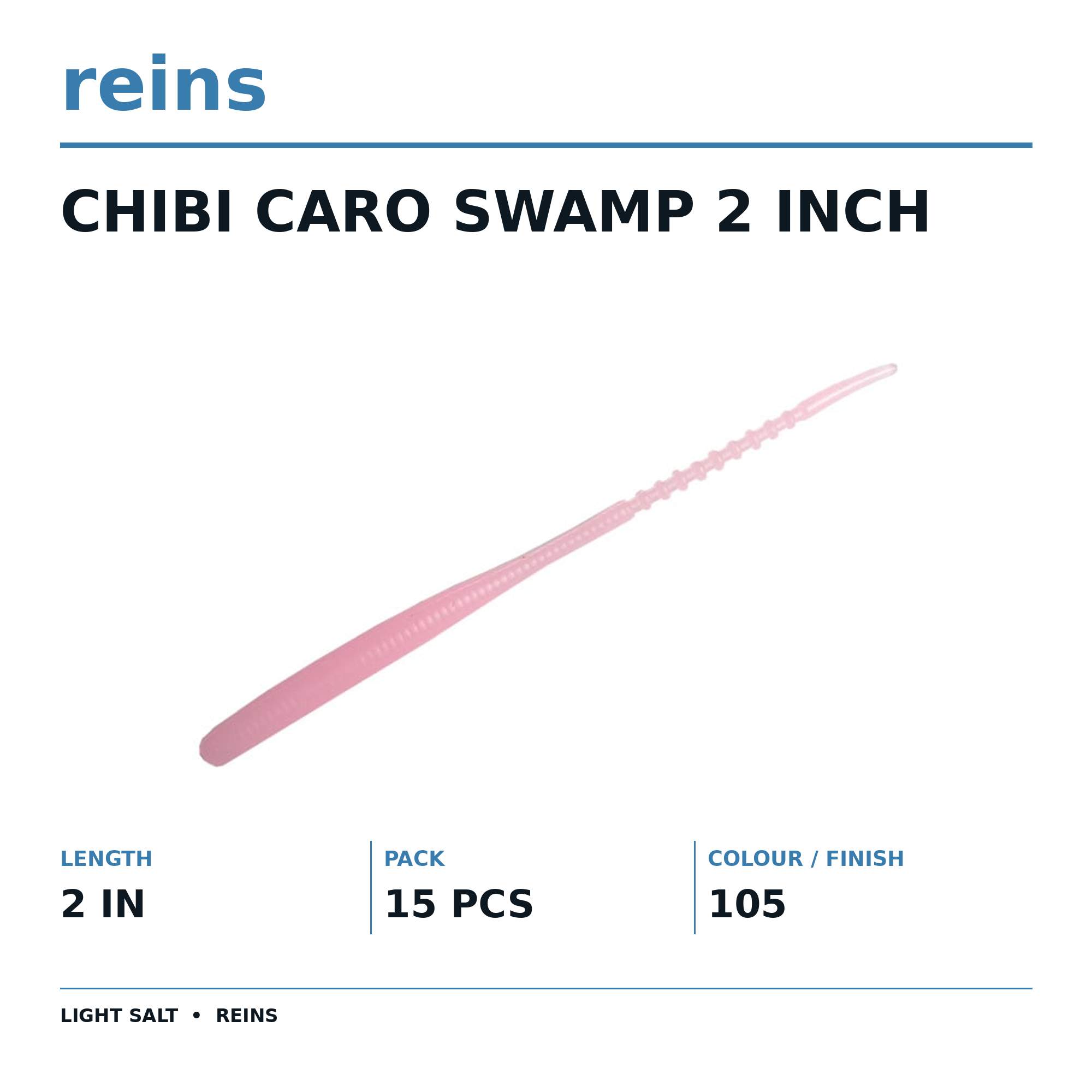 Reins Soft Plastic Chibi Caro Swap 2 Inch 15 pieces 105 (1296)