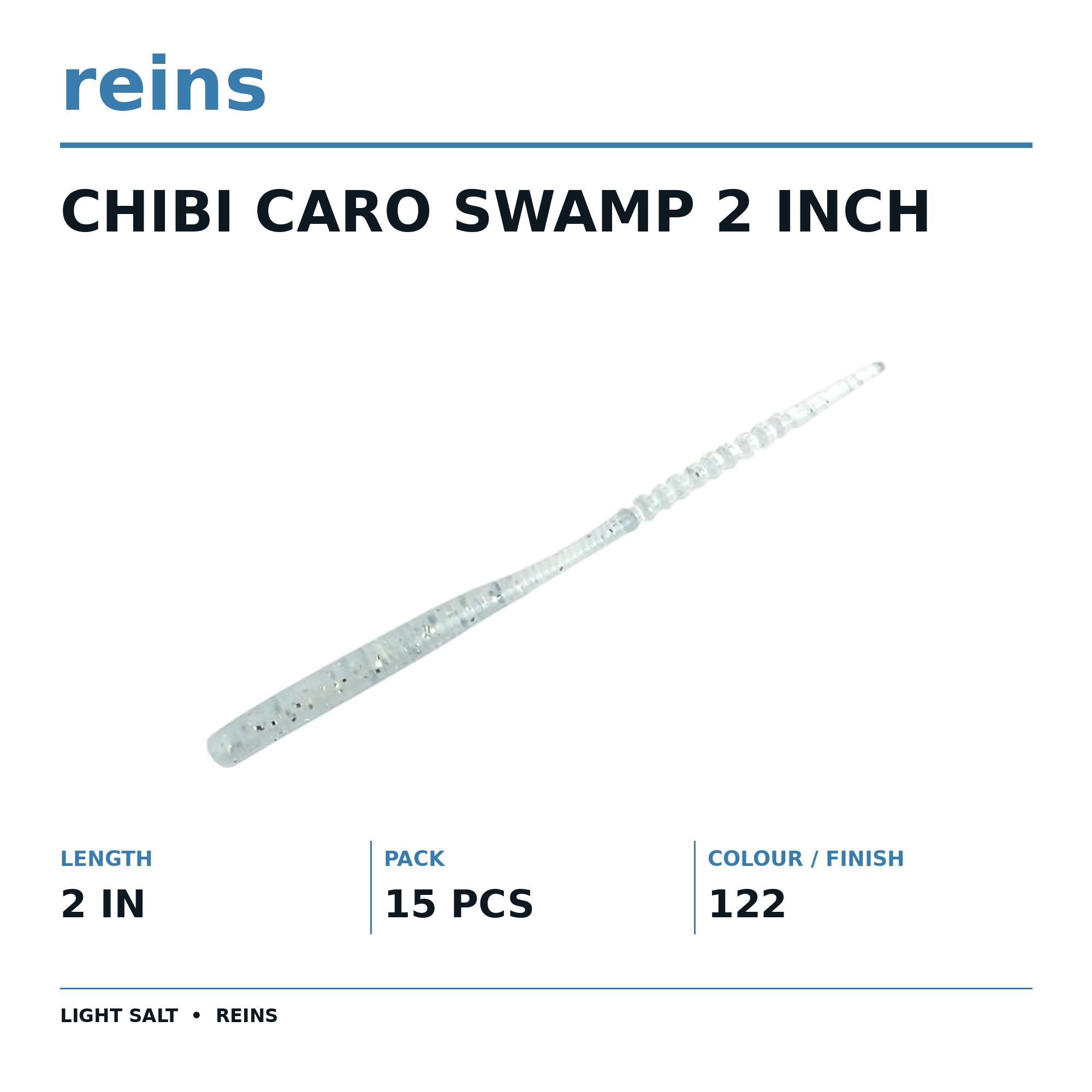 Reins Soft Plastic Chibi Caro Swap 2 Inch 15 pieces 122 (1319)