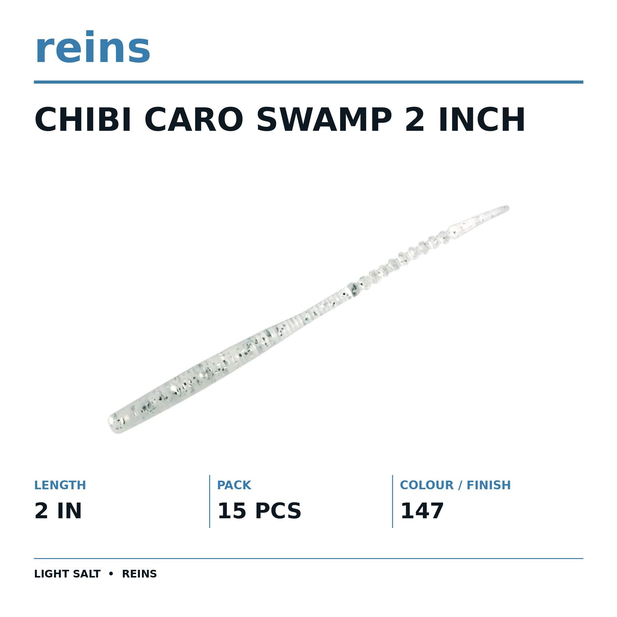 Reins Soft Plastic Chibi Caro Swap 2 Inch 15 pieces 147 (1333)