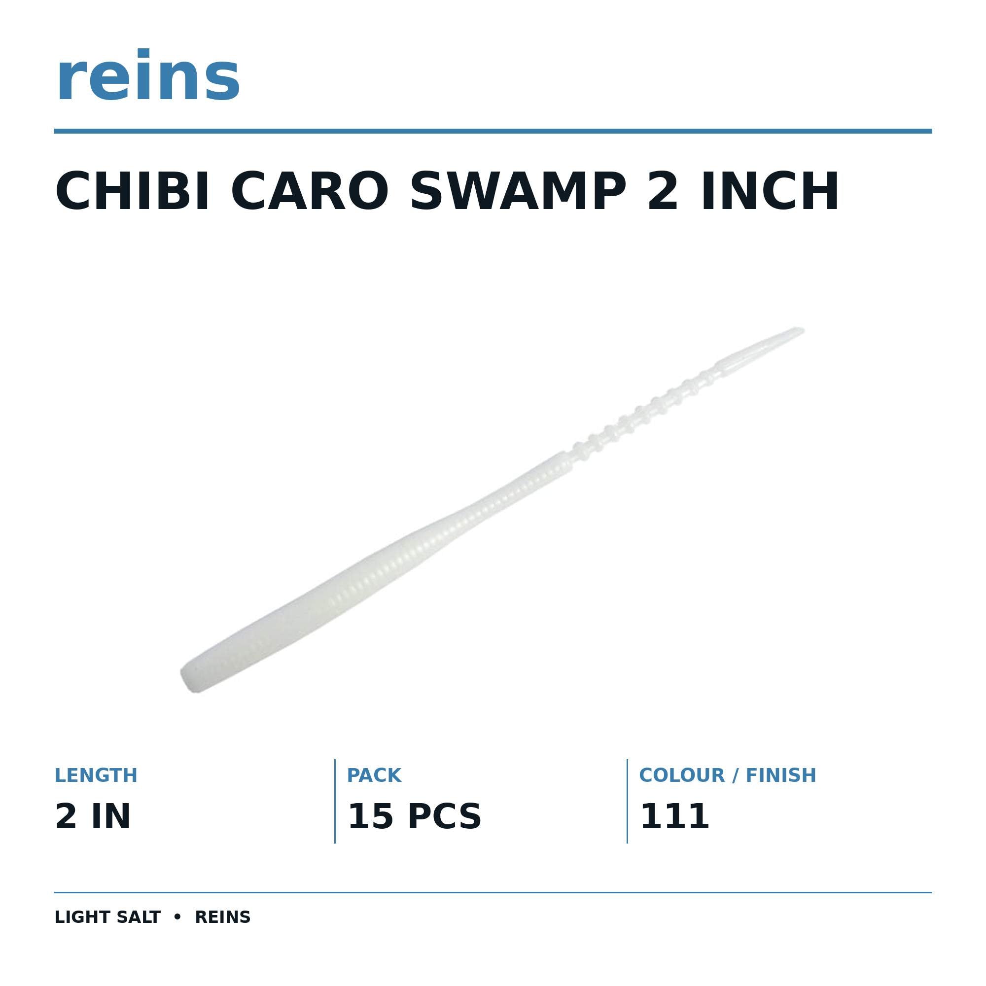 Reins Soft Plastic Chibi Caro Swap 2 Inch 15 pieces 111 (2438)