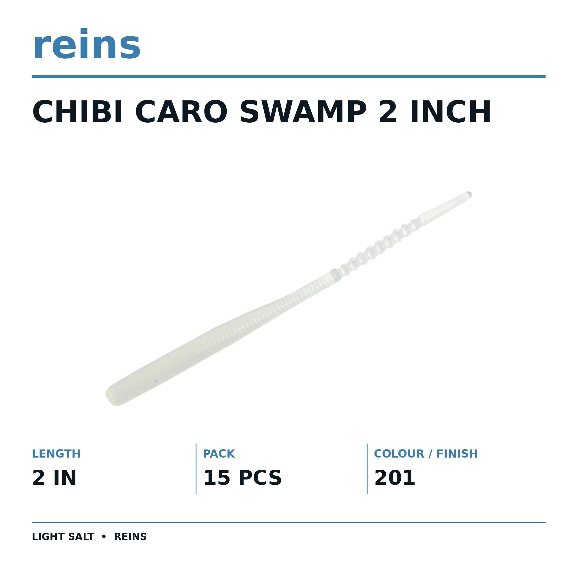 Reins Soft Plastic Chibi Caro Swap 2 Inch 15 pieces 201 (2490)