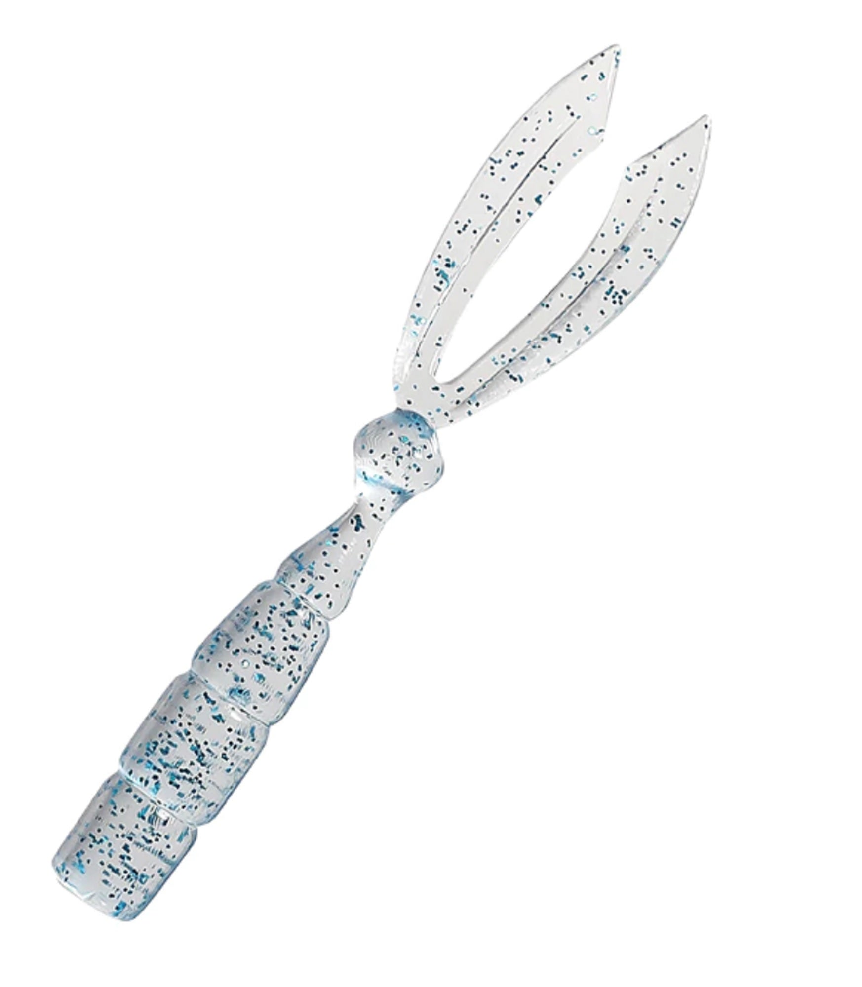 Dress Soft Lure Rabbit 1.5 Inch 8 per Pack UV Clear Blue (2968)