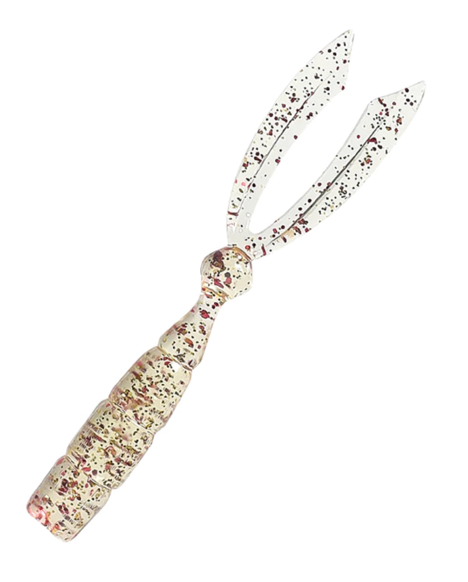 Dress Soft Lure Rabbit 1.5 Inch 8 per Pack UV Transparent Gold (2975)