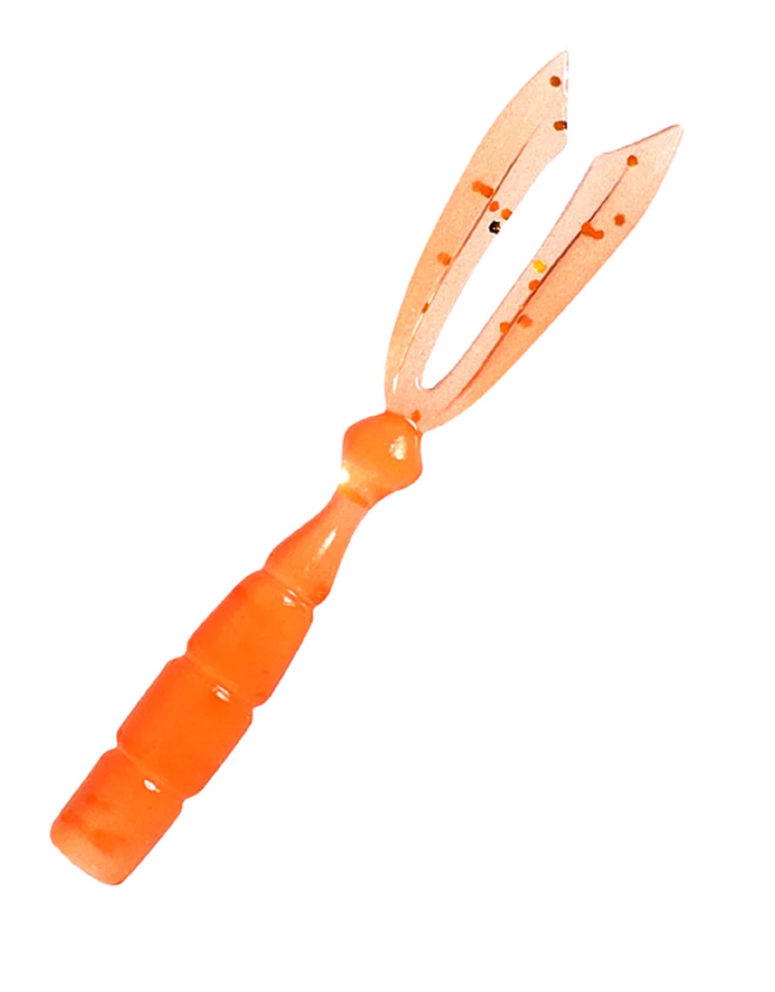 Dress Soft Lure Rabbit 1.5 Inch 8 per Pack Matte Orange Glow (3002)