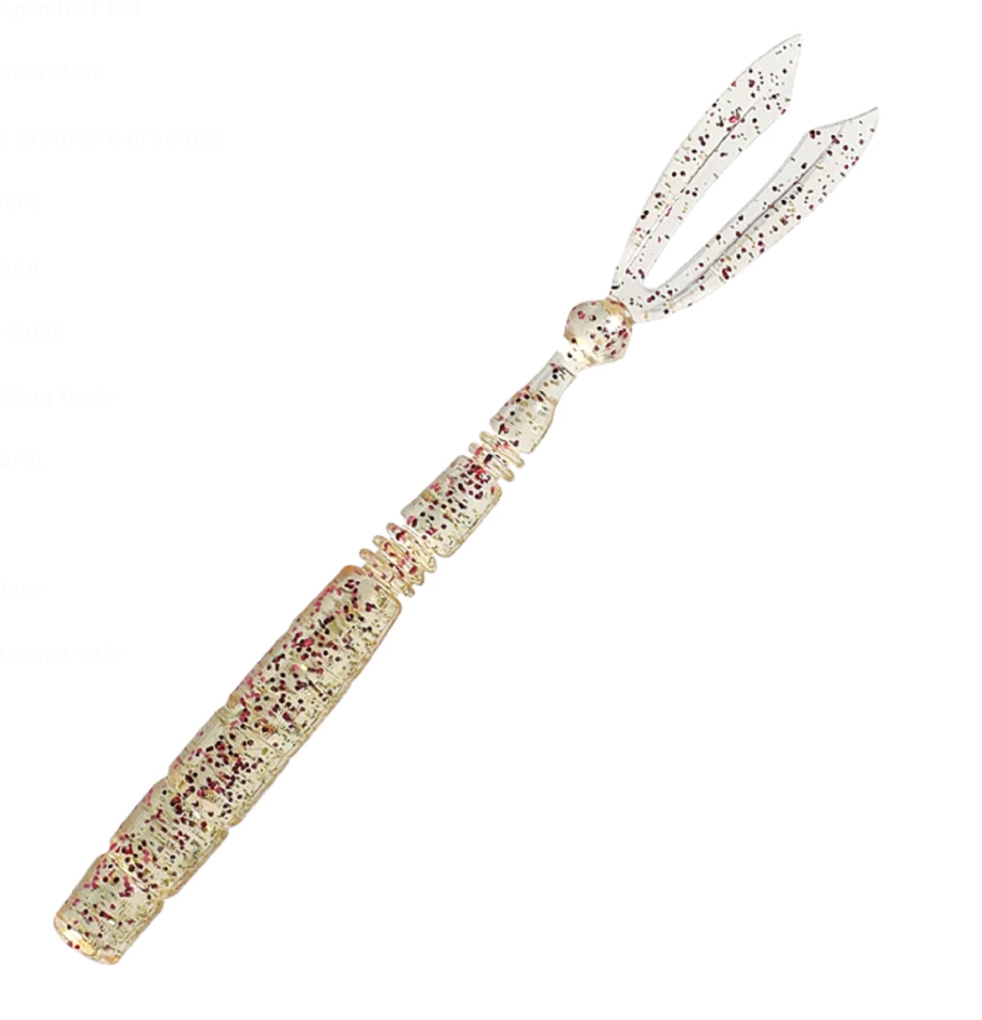 Dress Soft Lure Rabbit 2.3 Inch 8 per Pack UV Transparent Gold (3088)
