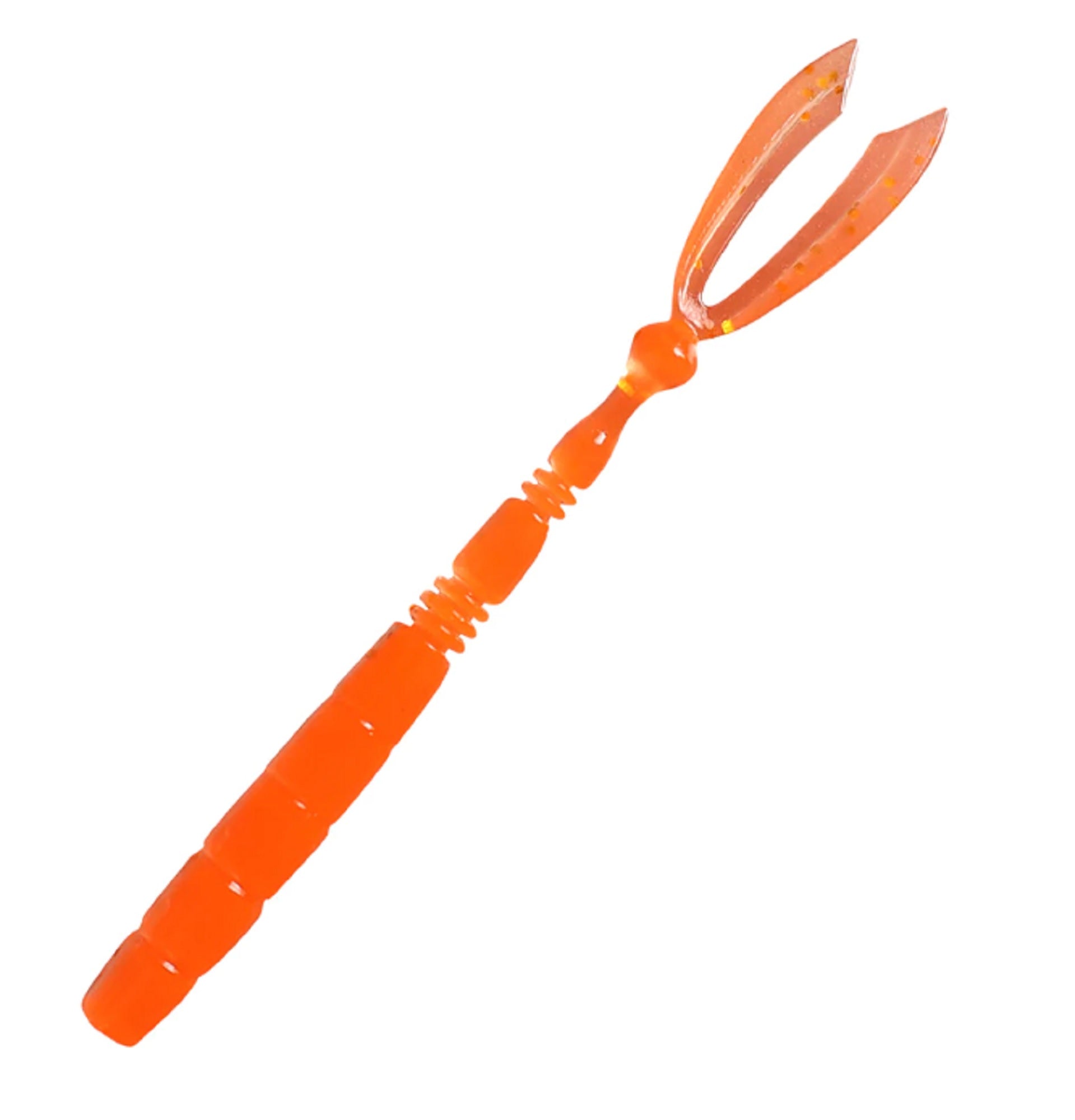 Dress Soft Lure Rabbit 2.3 Inch 8 per Pack Matte Orange Glow (3118)