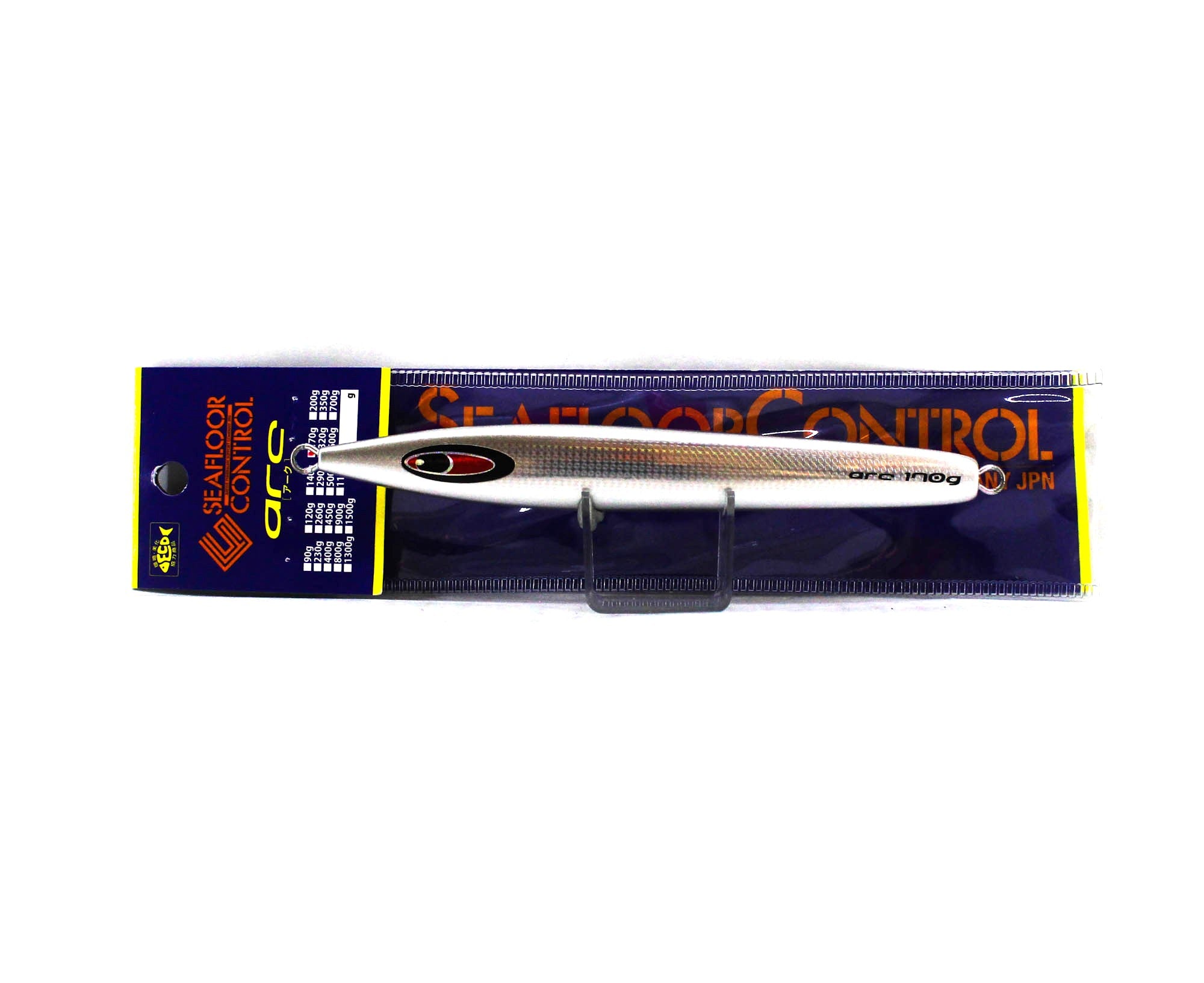 Seafloor Control Metal Jig Arc 170 grams Zebra Pink GR (0906)