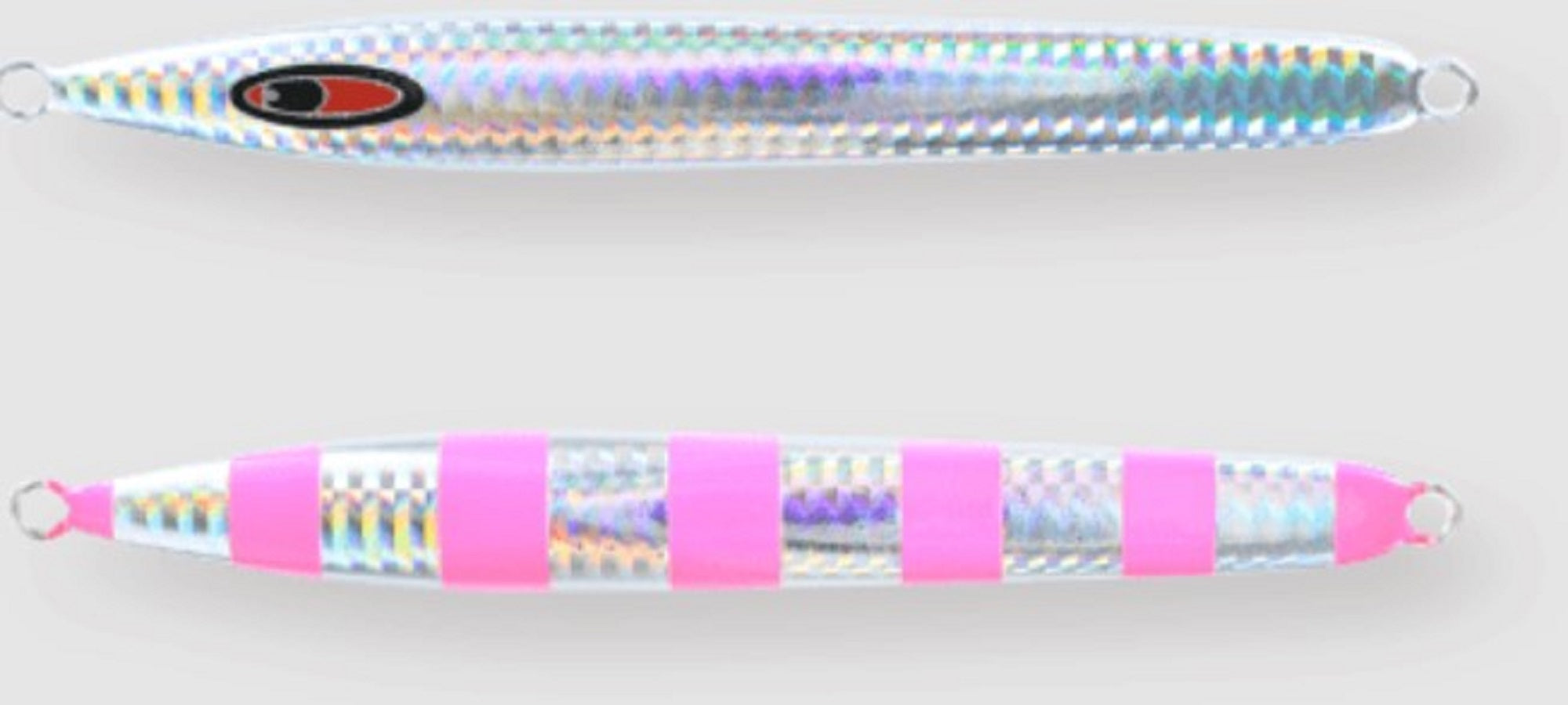 Seafloor Control Metal Jig Arc 200 grams Zebra Pink GR (0913)