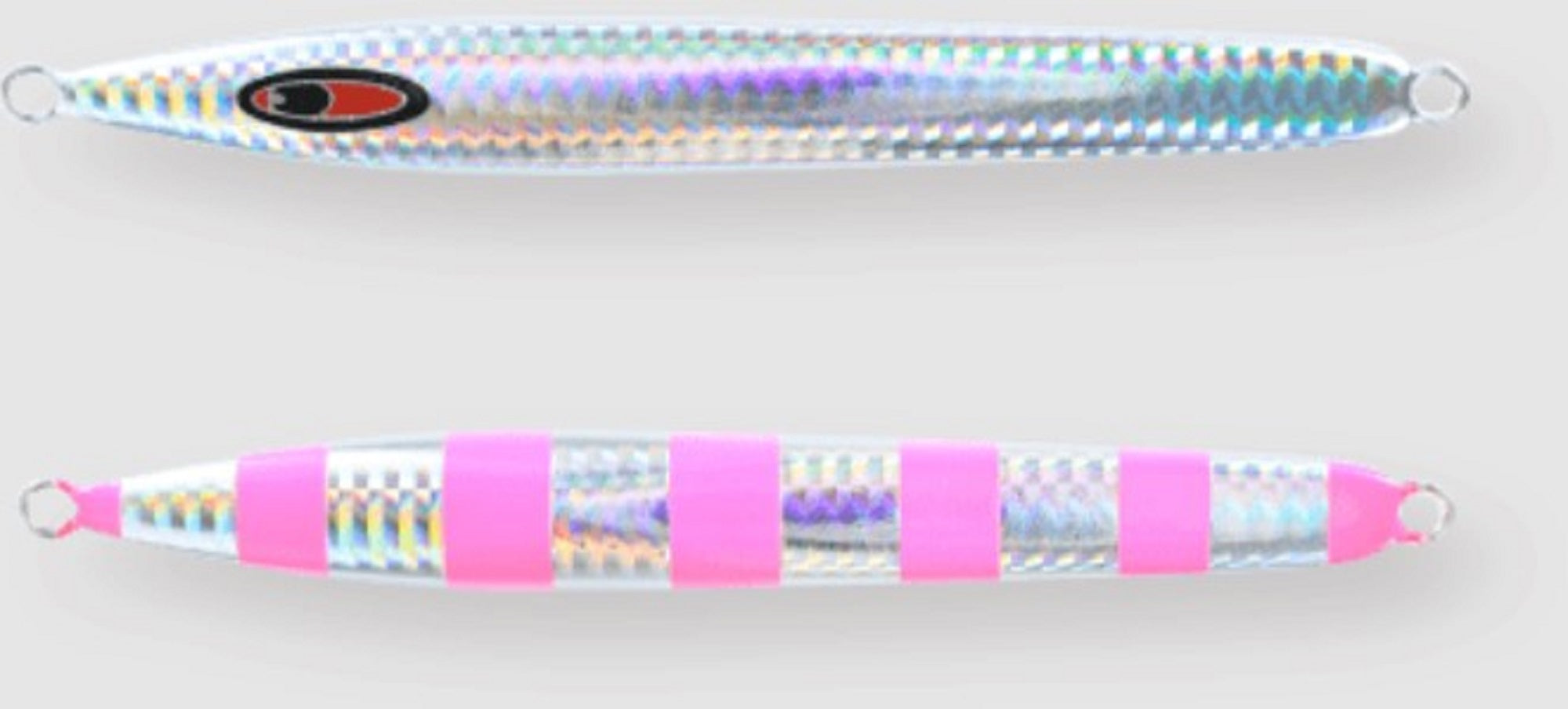 Seafloor Control Metal Jig Arc 320 grams Zebra Pink GR (0951)