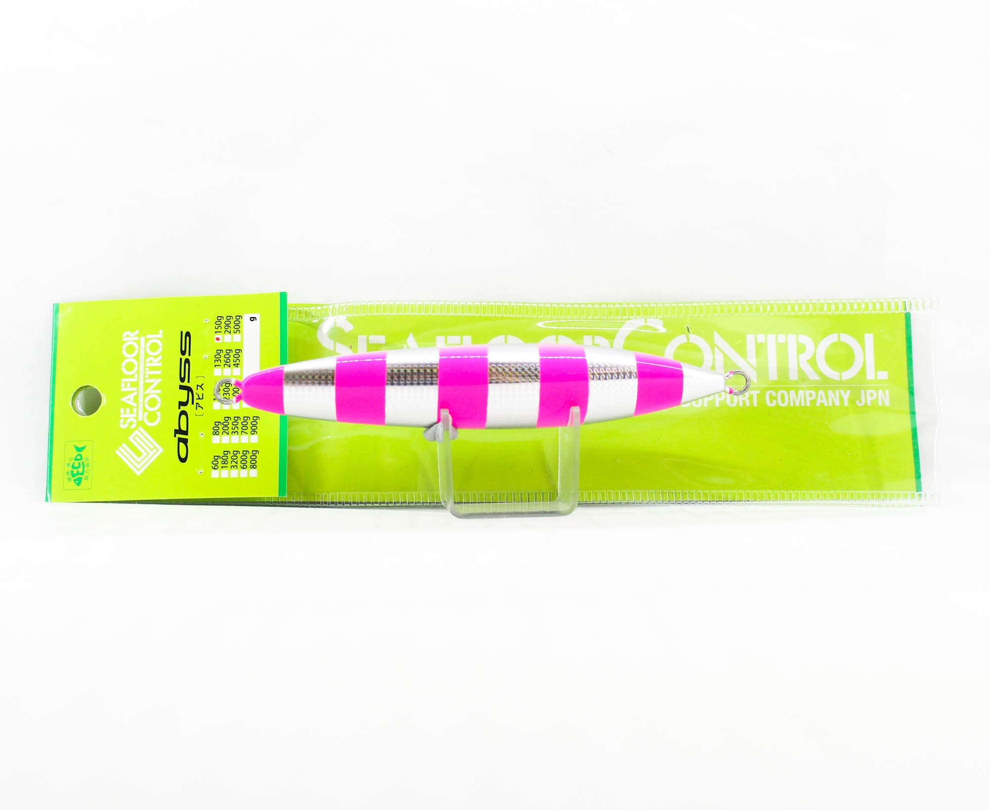 Seafloor Control Metal Jig Abyss 150 grams Zebra Pink GR (7387)