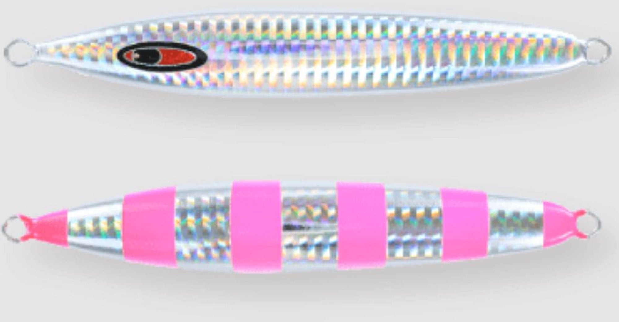 Seafloor Control Metal Jig Abyss 150 grams Zebra Pink GR (7387)