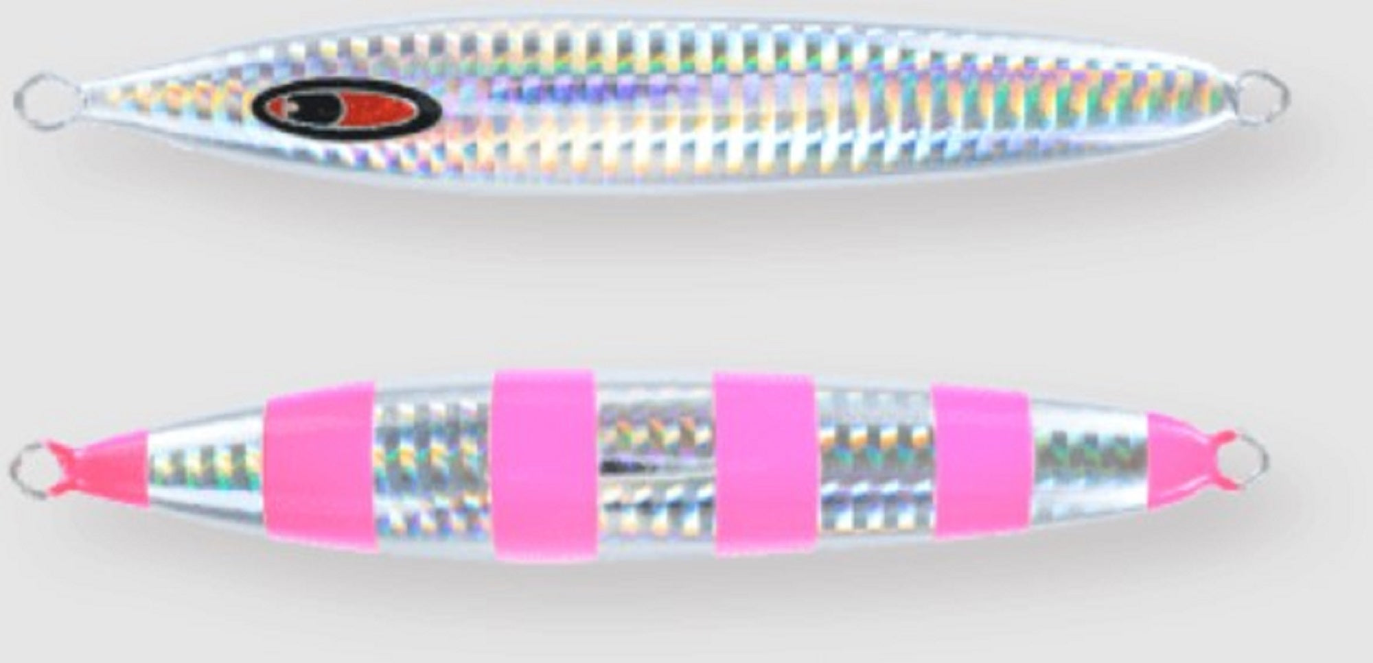 Seafloor Control Metal Jig Abyss 180 grams Zebra Pink GR (7394)