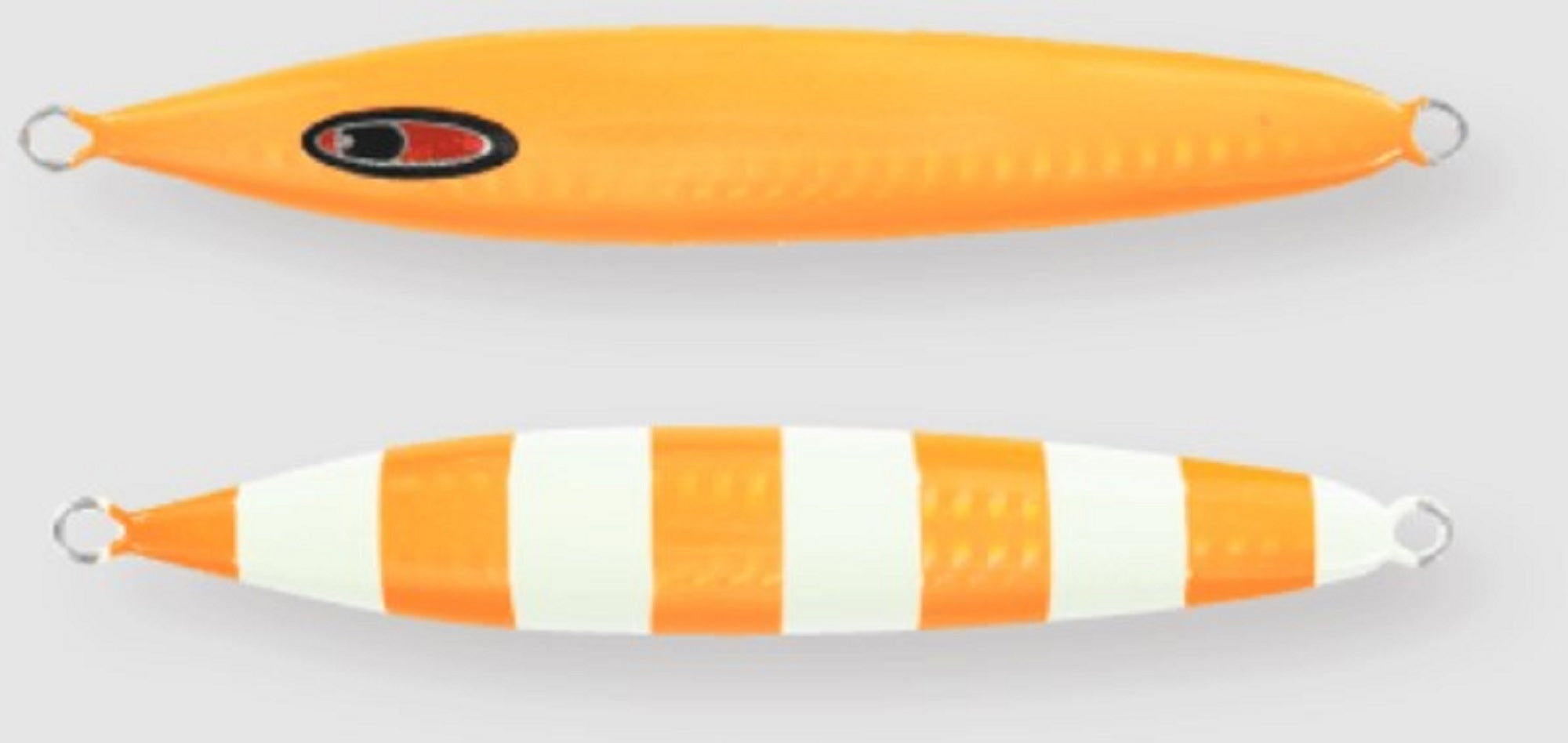 Seafloor Control Metal Jig Abyss 200 grams Zebra Orange GR (7592)