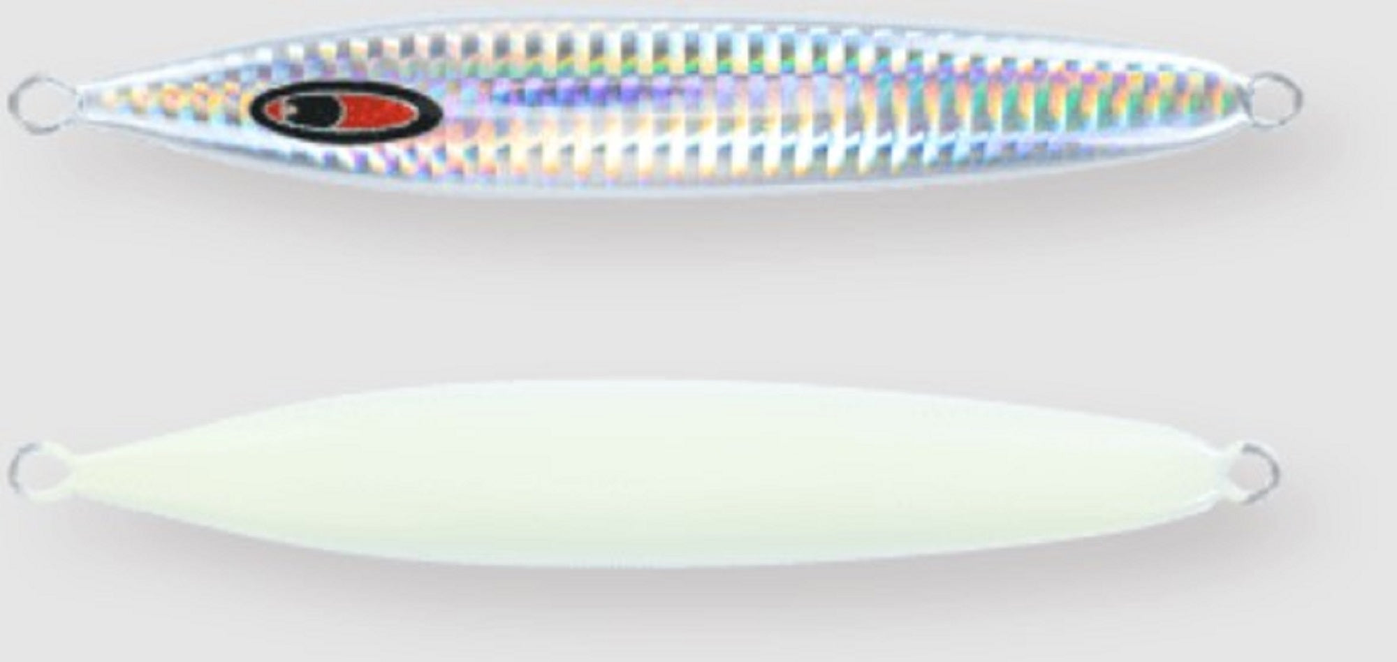 Seafloor Control Metal Jig Abyss 180 grams Silver Glow GR (8711)