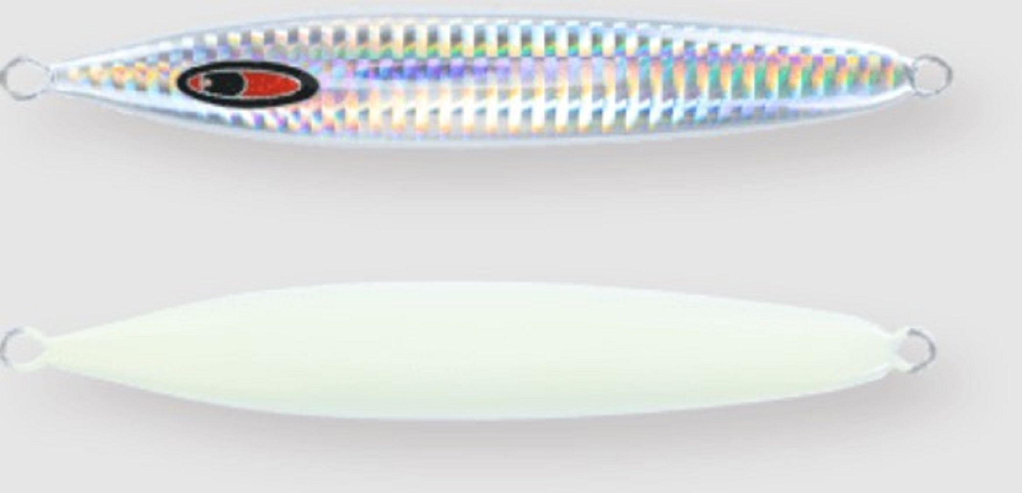 Seafloor Control Metal Jig Abyss 200 grams Silver Glow GR (8728)