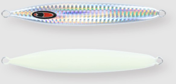 Seafloor Control Metal Jig Abyss 260 grams Silver Glow GR (8742)