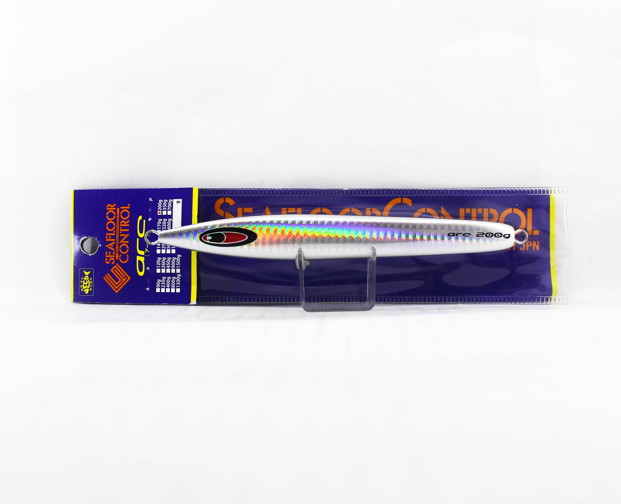 Seafloor Control Metal Jig Arc 200 grams Silver (2503)
