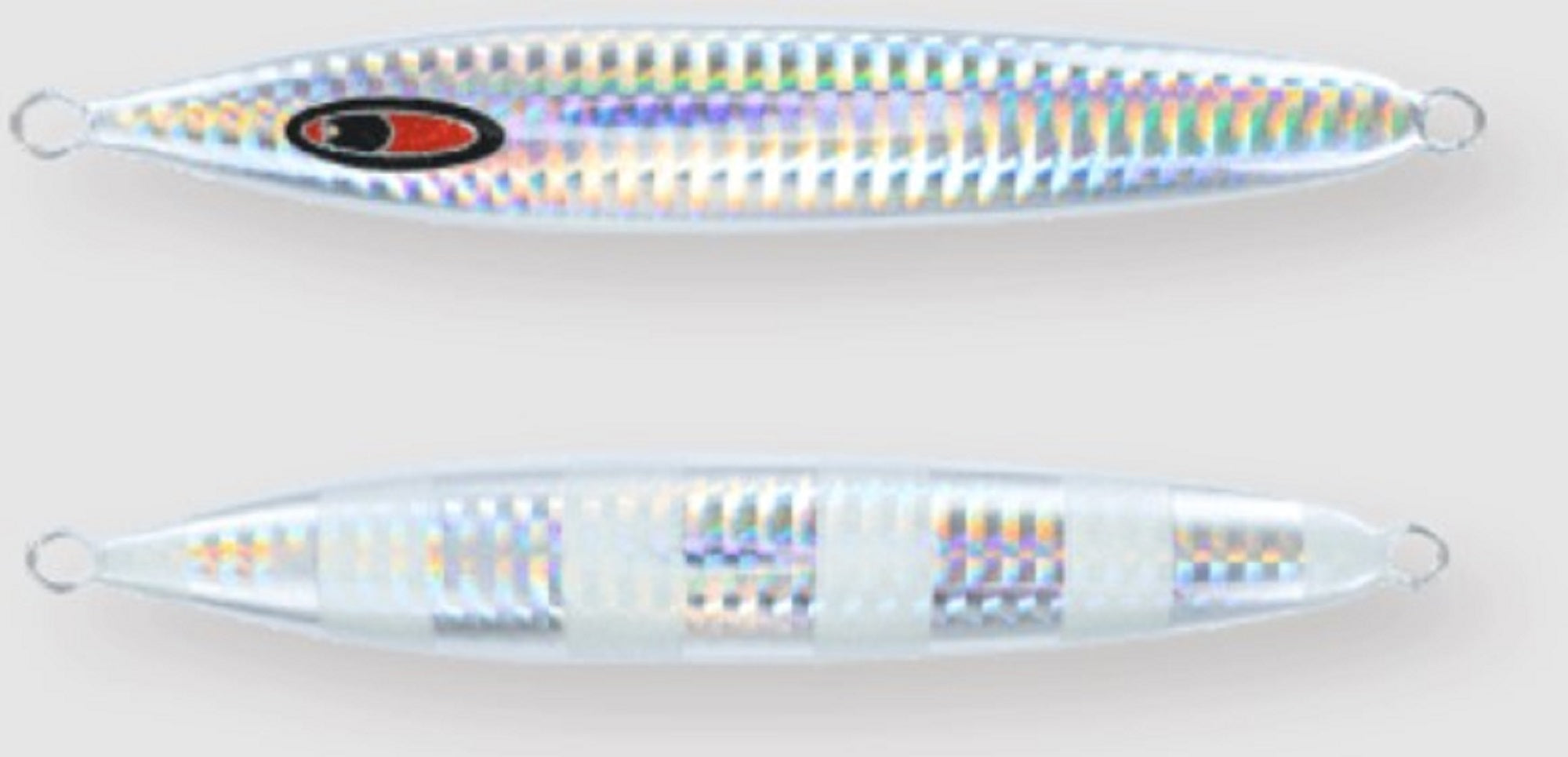 Seafloor Control Metal Jig Abyss 200 grams Ghost Zebra Glow (5429)