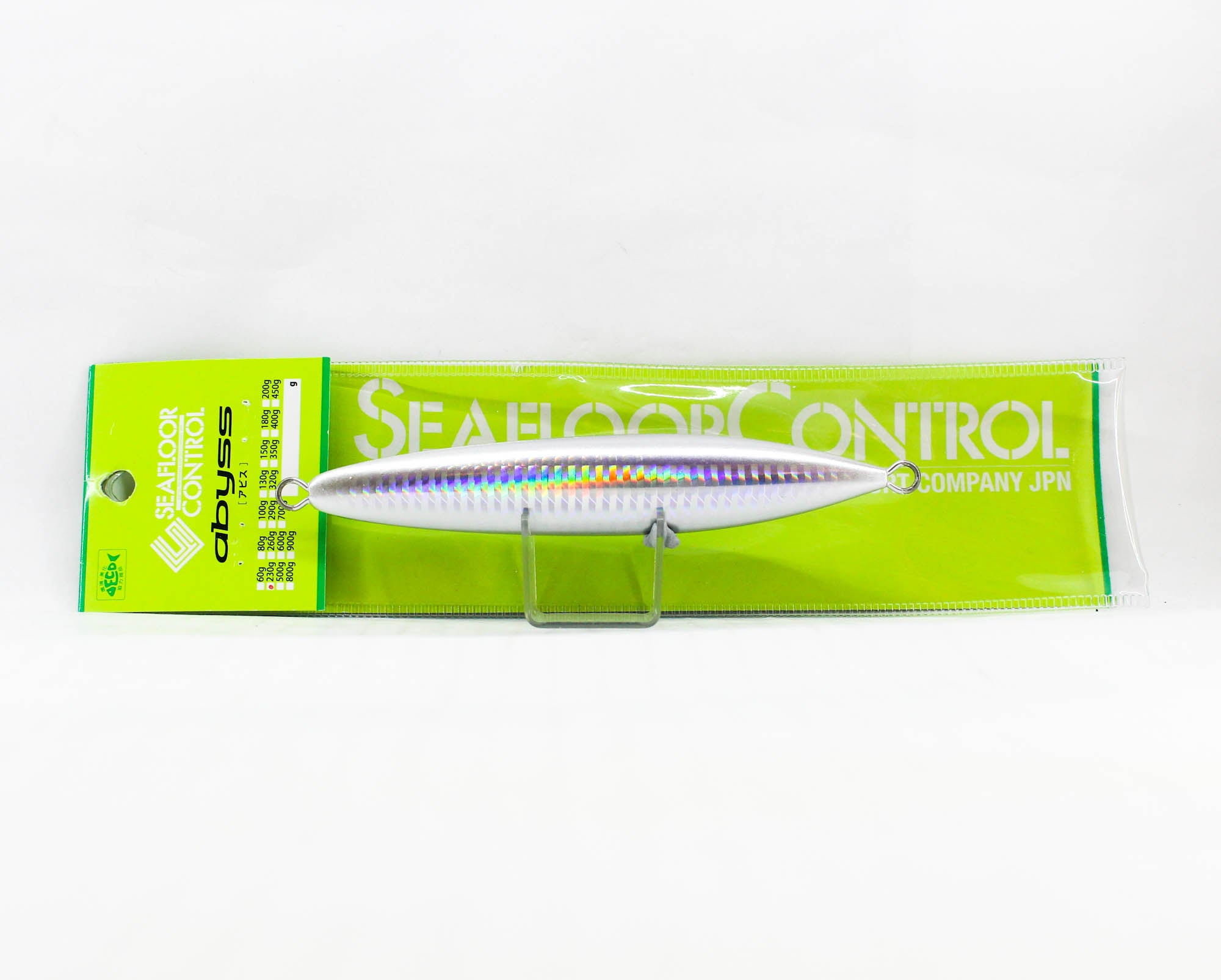 Seafloor Control Metal Jig Abyss 230 grams Silver (5542)