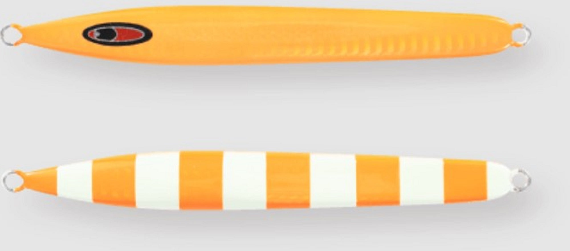 Seafloor Control Metal Jig Arc 290 grams Chart Orange Zebra Glow GR (9580)