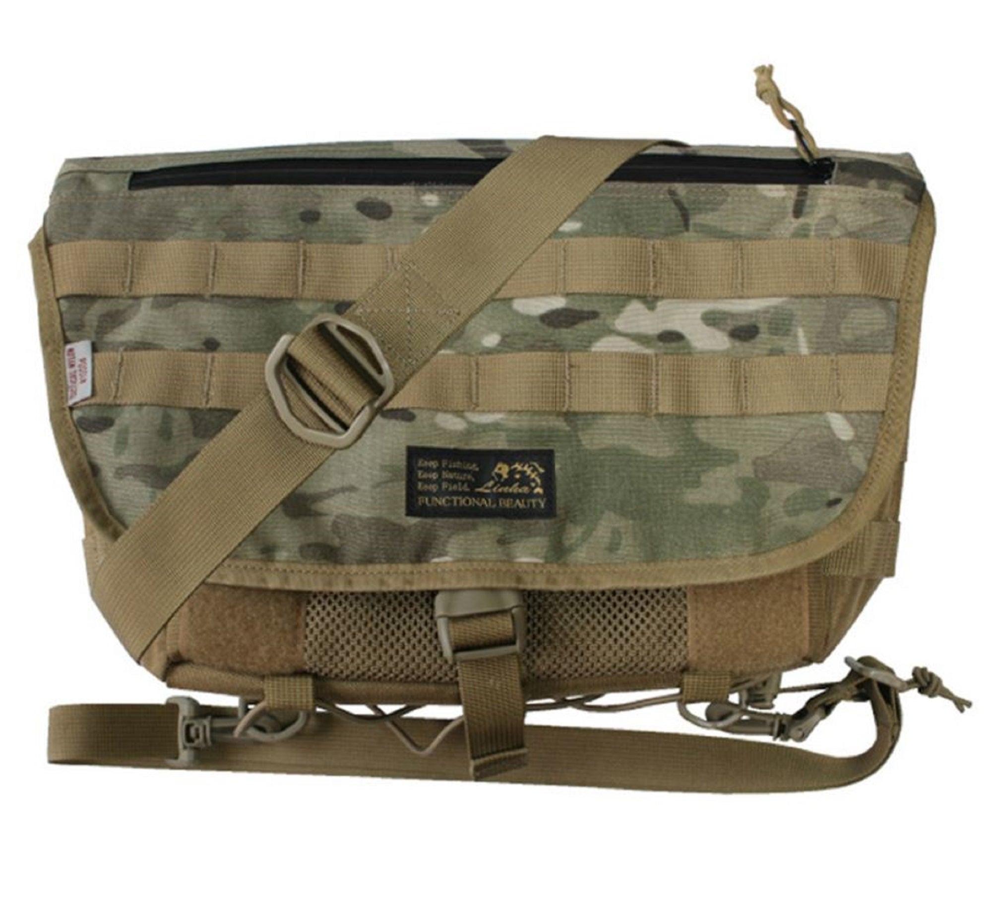 Linha MSB-U12 Mini Messenger Bag 23 x 40 x 11 cm Green Camo (7314)