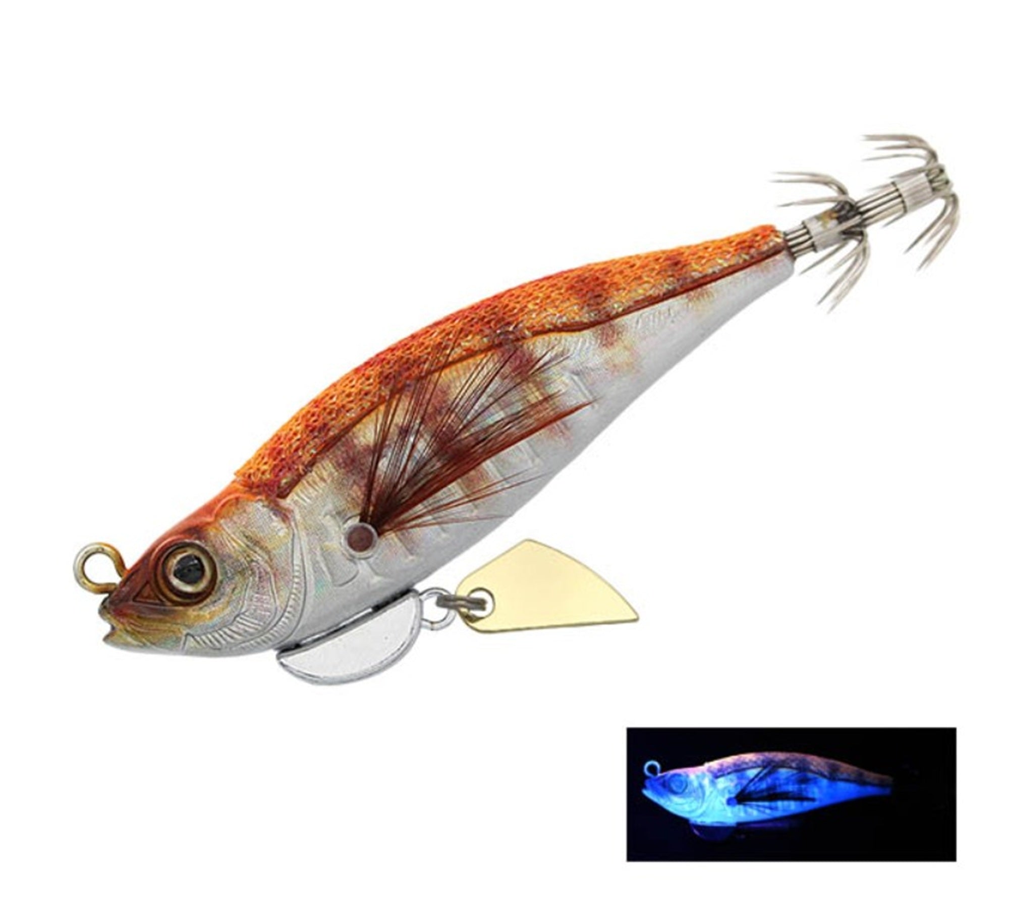Little Jack Huggos 55mm 6 grams Eging Squid Jig 08 (8744)