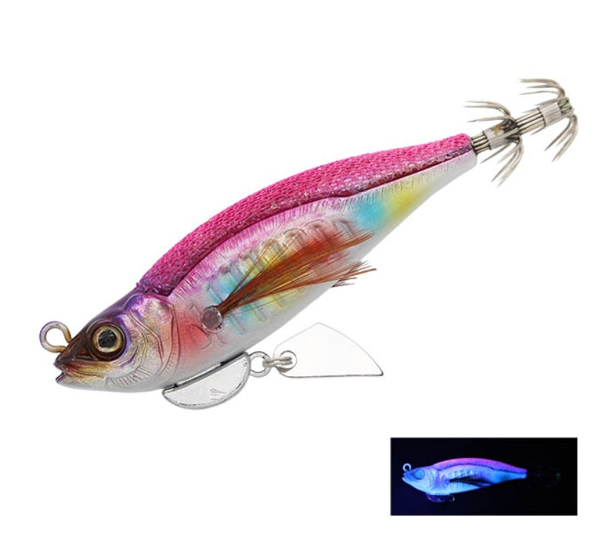 Little Jack Huggos 90mm 22 grams Eging Squid Jig 04 (8973)