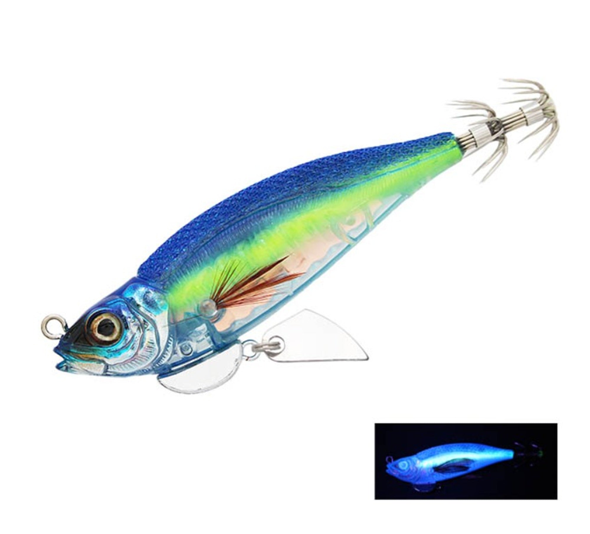 Little Jack Huggos 90mm 22 grams Eging Squid Jig 06 (8997)
