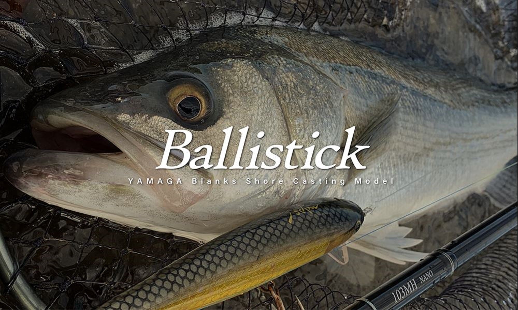 Sale Yamaga Rod Spinning Seabass Model Ballistick BAL-102MH TZ/NANO (0395)