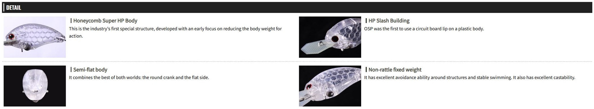 OSP Blitz Tiny MR 44 mm 6.3 grams Floating Lure CH-54 (0114)