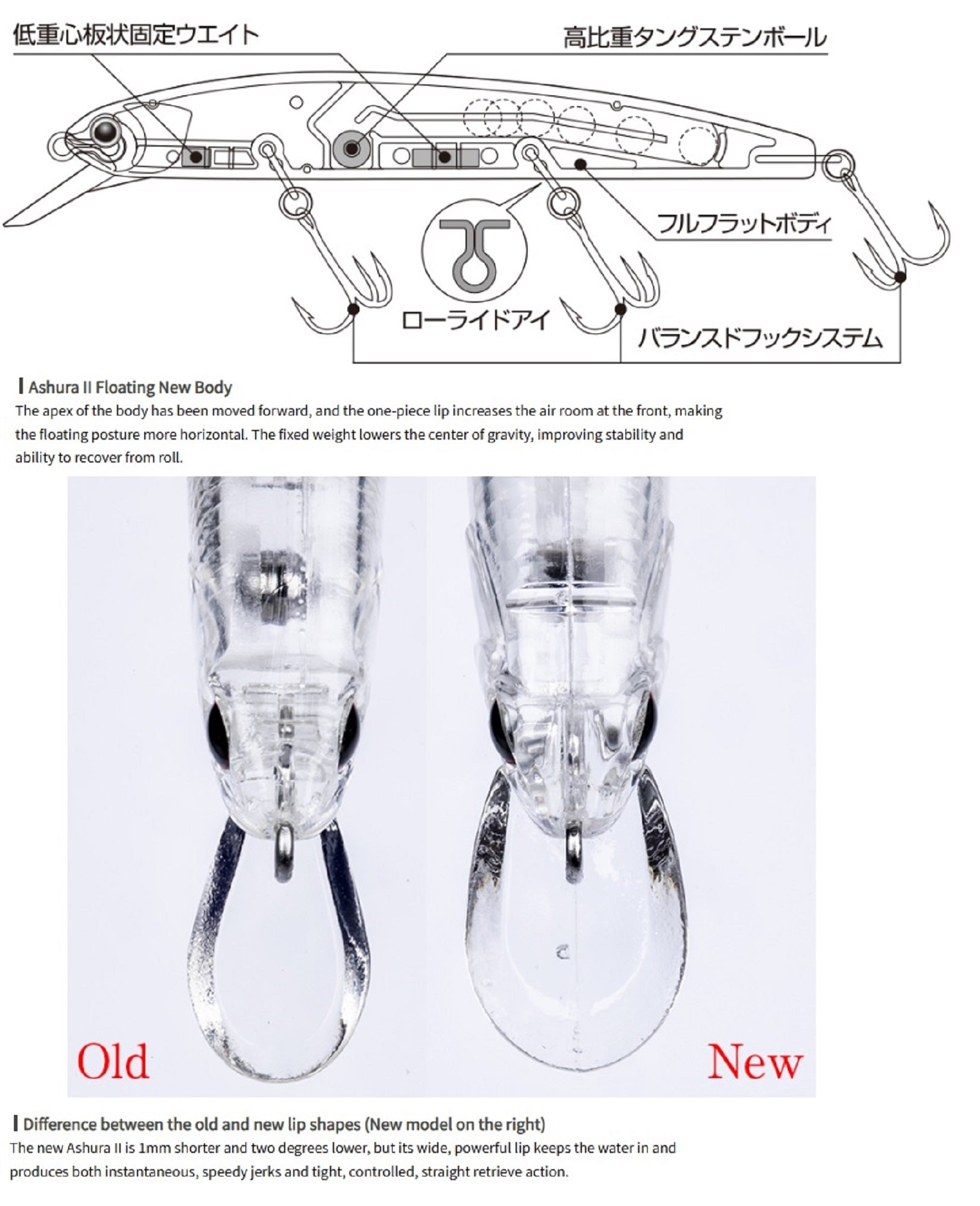 OSP Asura II 92.5 mm 7.8 grams Floating Lure GRW-91 (1463)