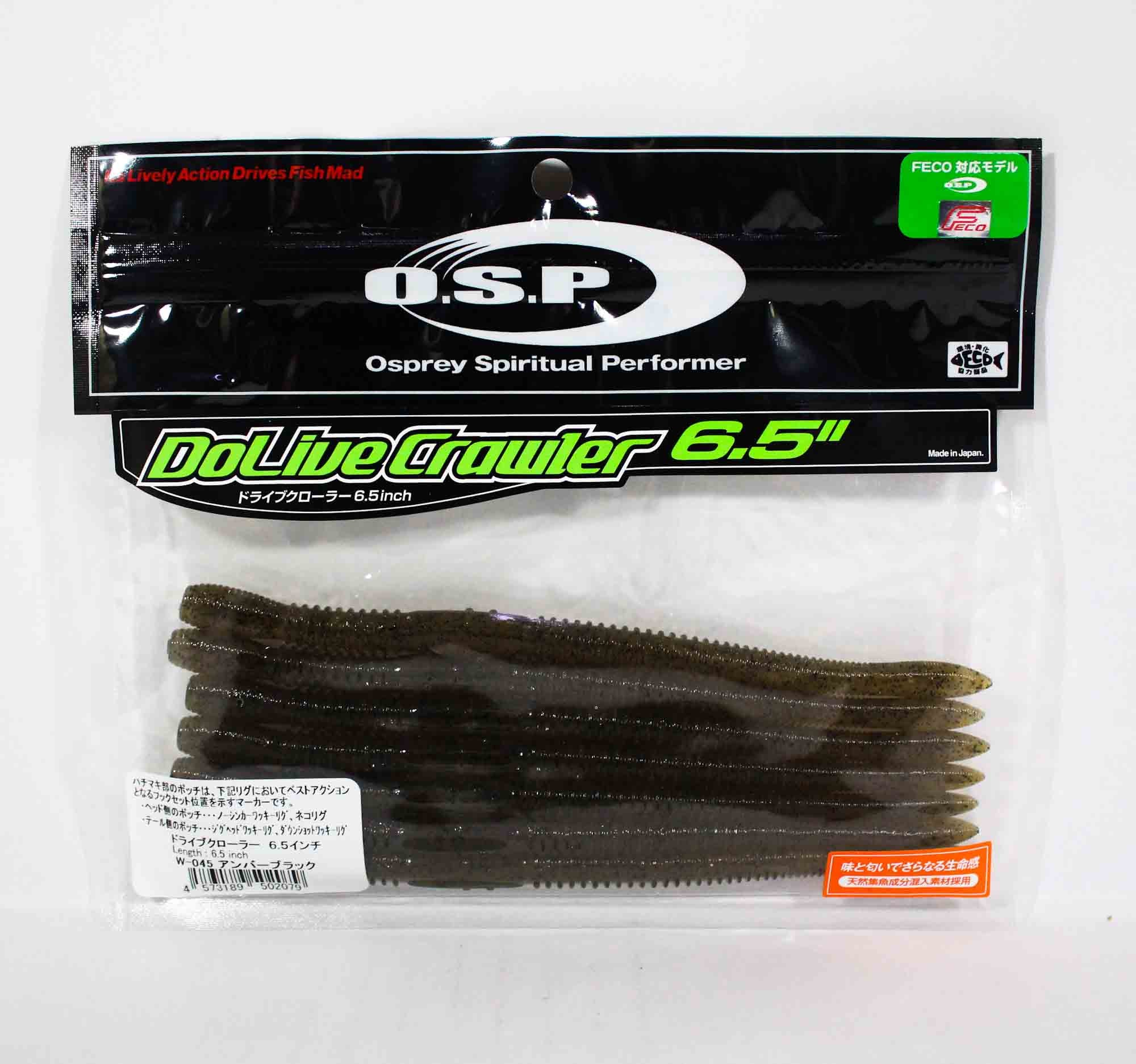 OSP Soft Lure Dolive Crawler 6.5 Inches W-045 (2079)