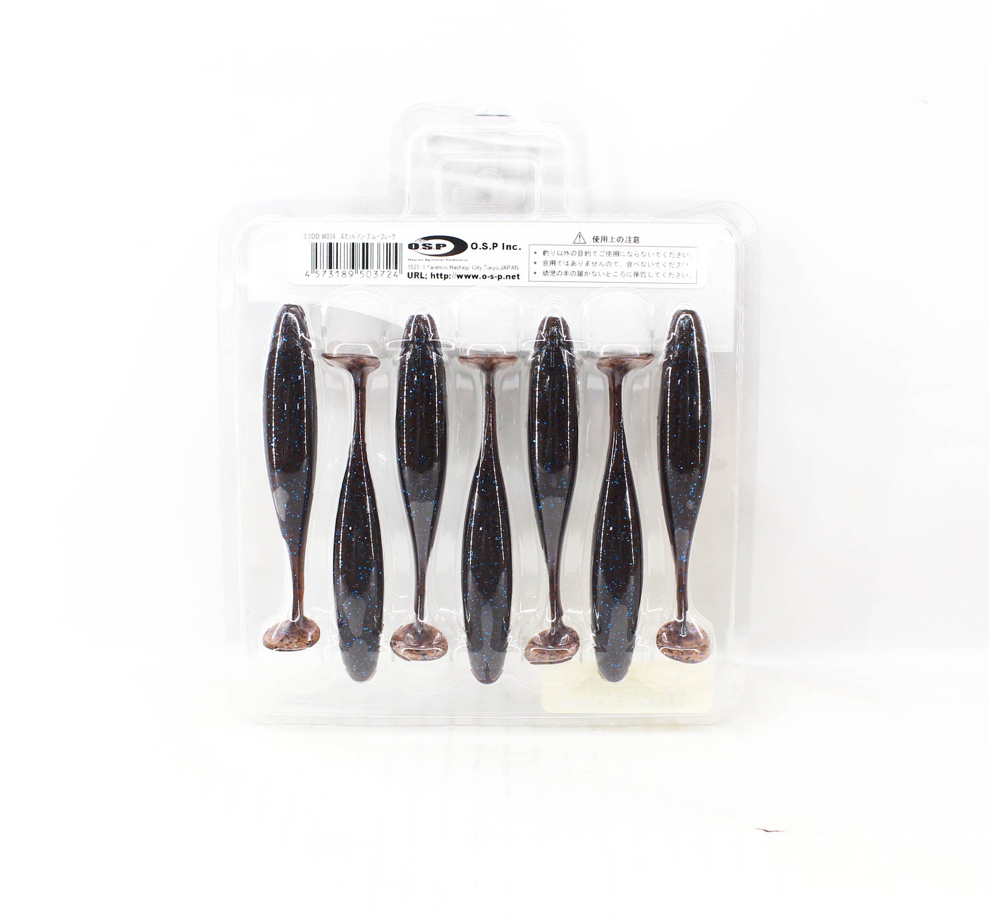 OSP Soft Lure Dolive Shad 3.5 Inches W034 (3724)