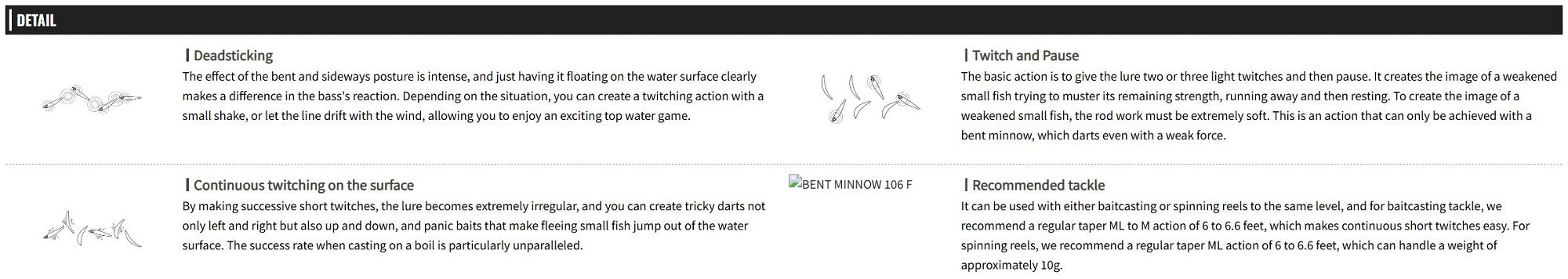 Sale OSP Bent Minnow 106F Floating Minnow TS-26 (5582)