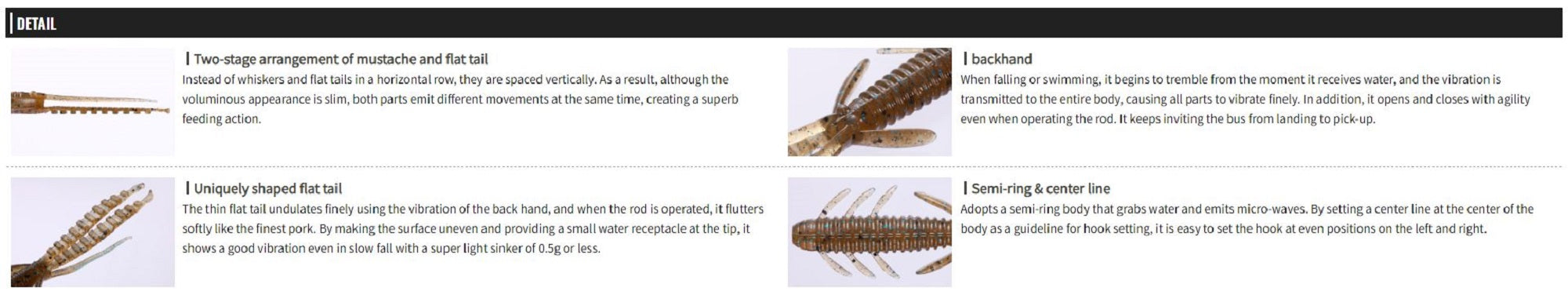 OSP Soft Lure Dolive Shrimp 4 Inches W-048 (5728)