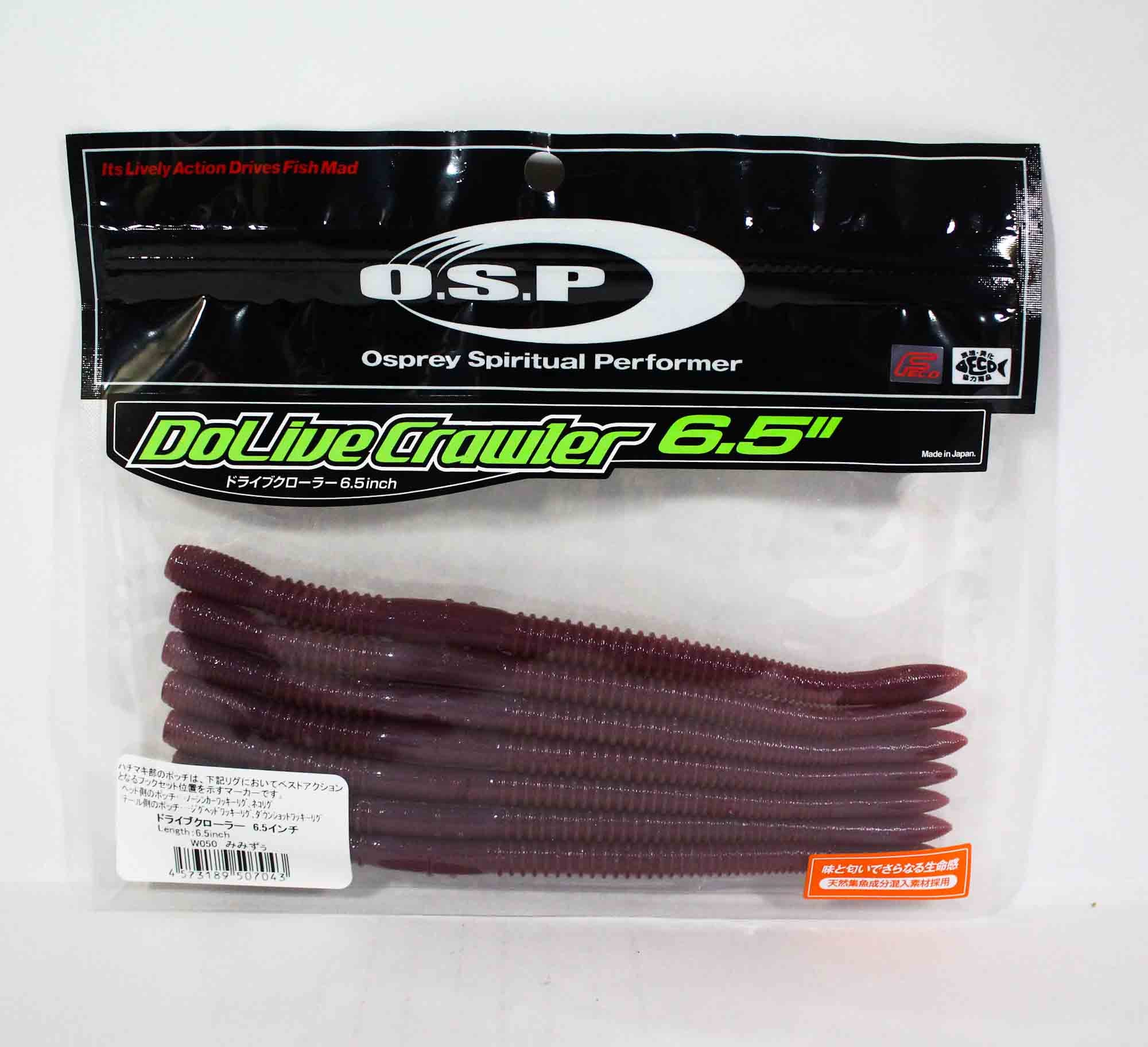 OSP Soft Lure Dolive Crawler 6.5 Inches W-050 (7043)