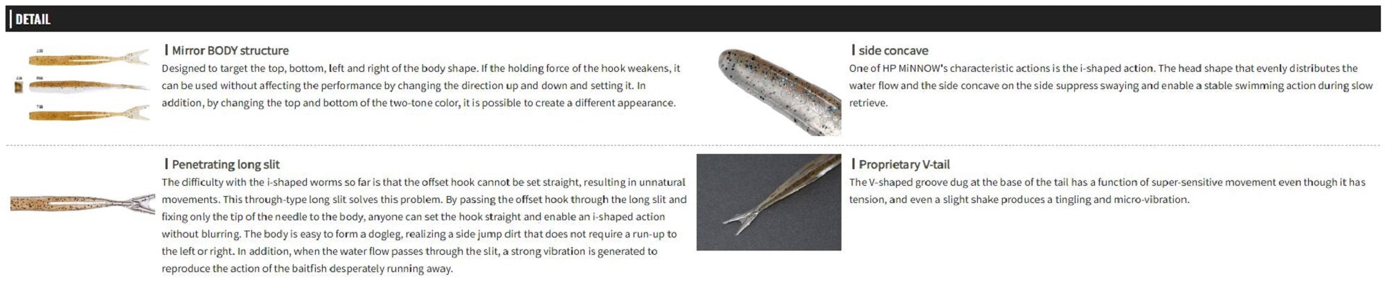 Sale OSP Soft Lure HP Minnow 3.1 Inches TW139 (8200)