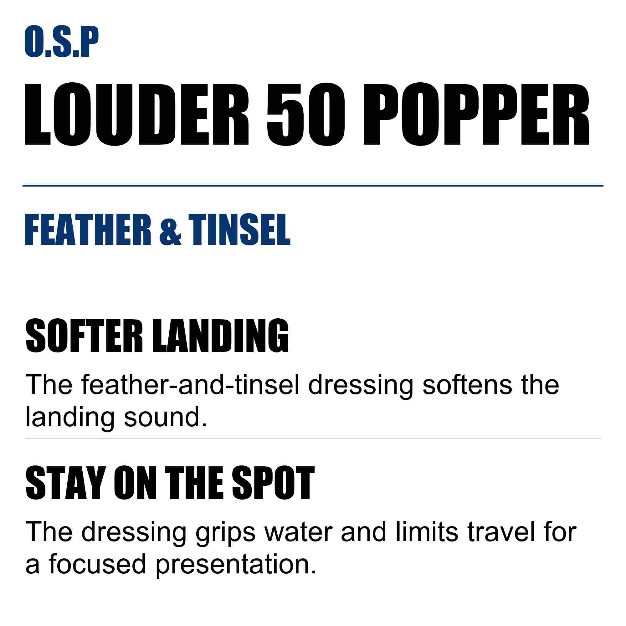 OSP Louder 50 Popper Floating Lure HF-76 (1910)
