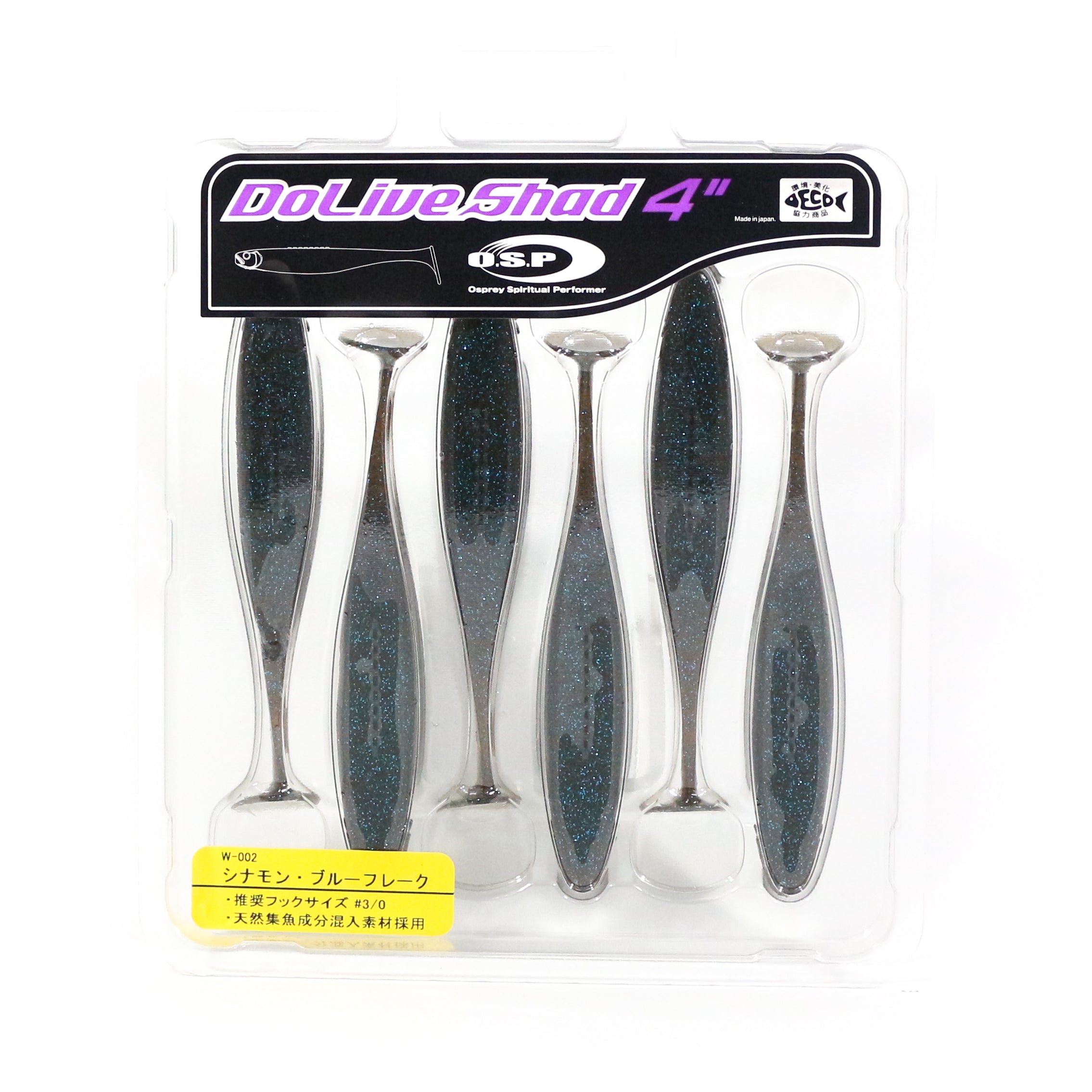 OSP Soft Lure Dolive Shad 4 Inches W-002 (2863)