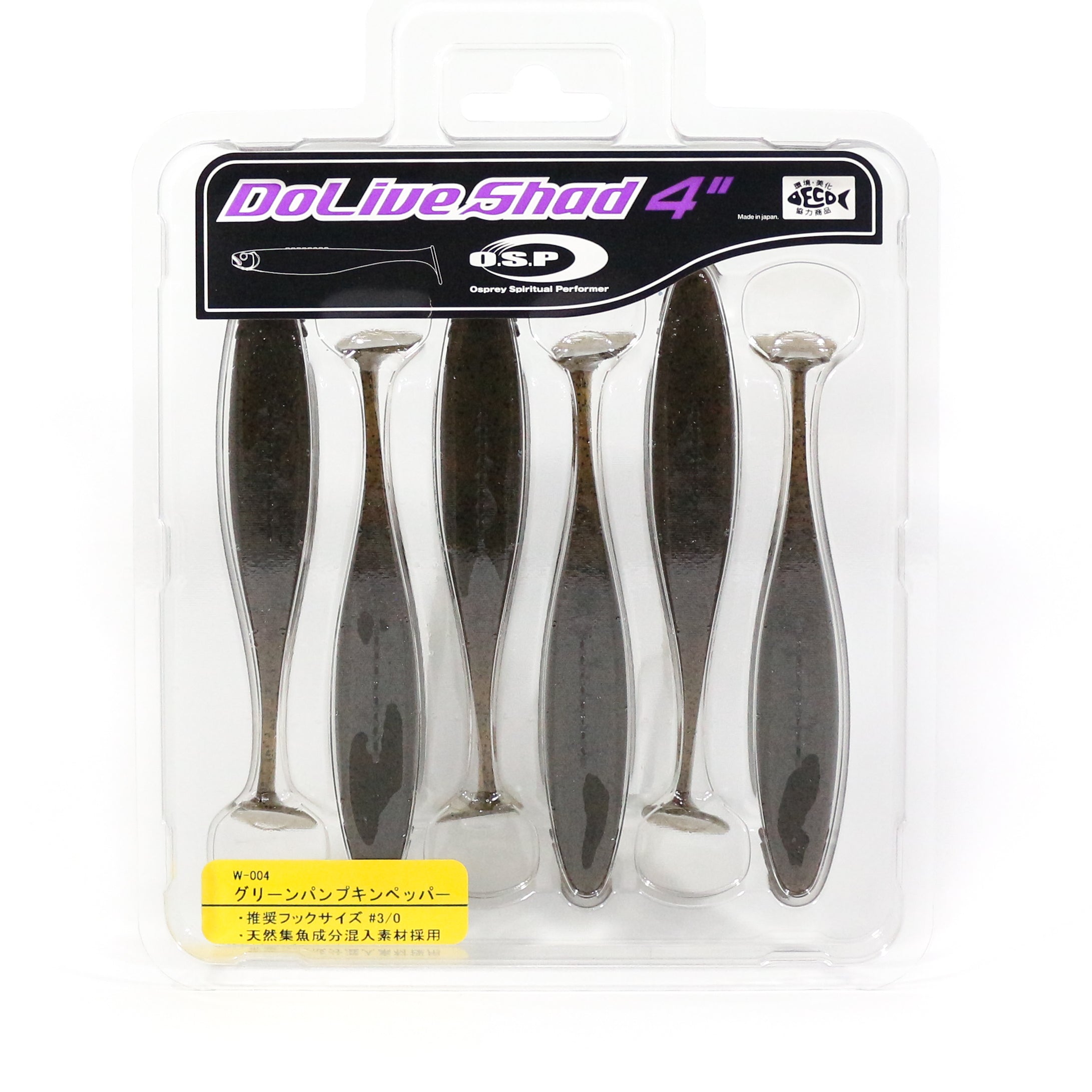 OSP Soft Lure Dolive Shad 4 Inches W-004 (2870)