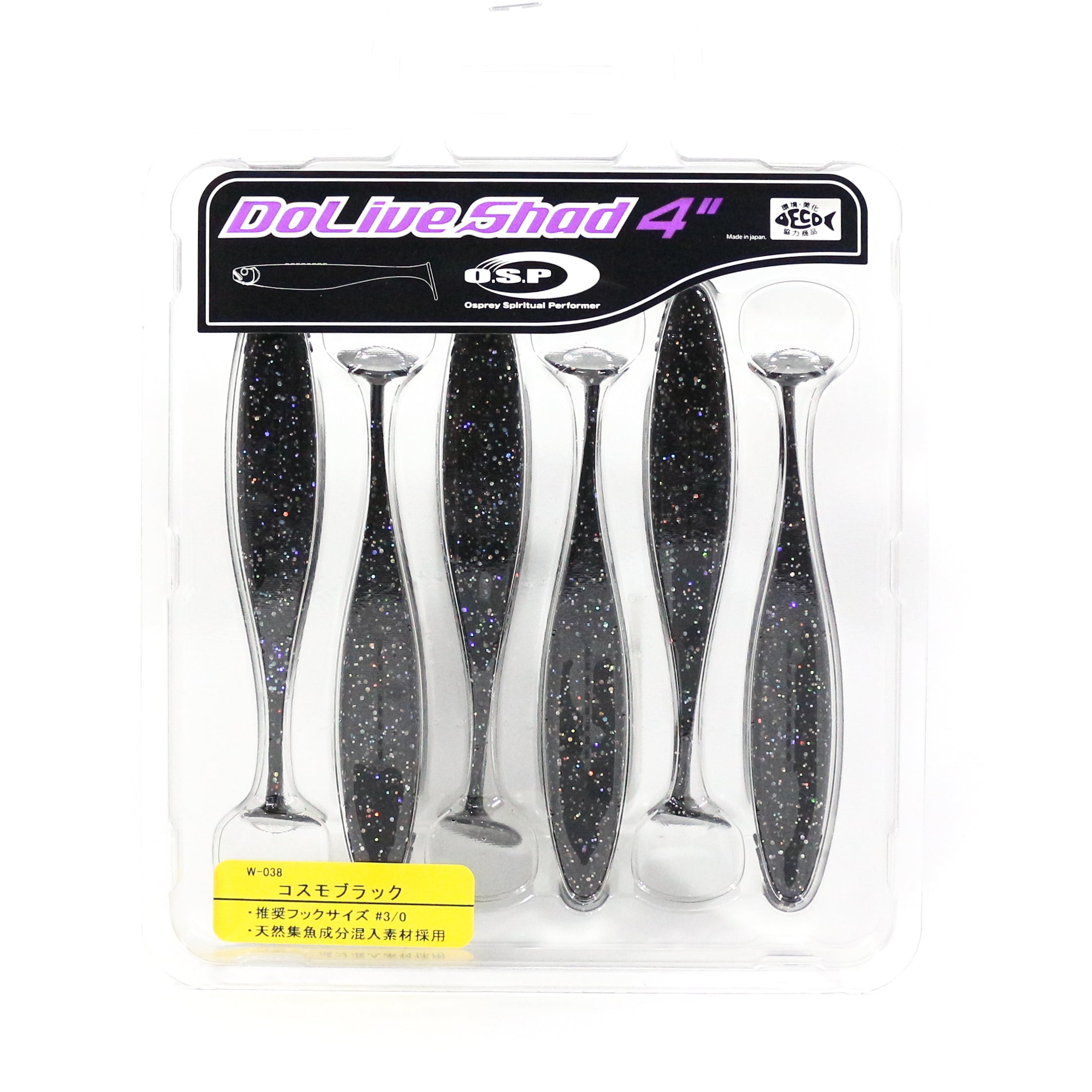 OSP Soft Lure Dolive Shad 4 Inches W-038 (2900)