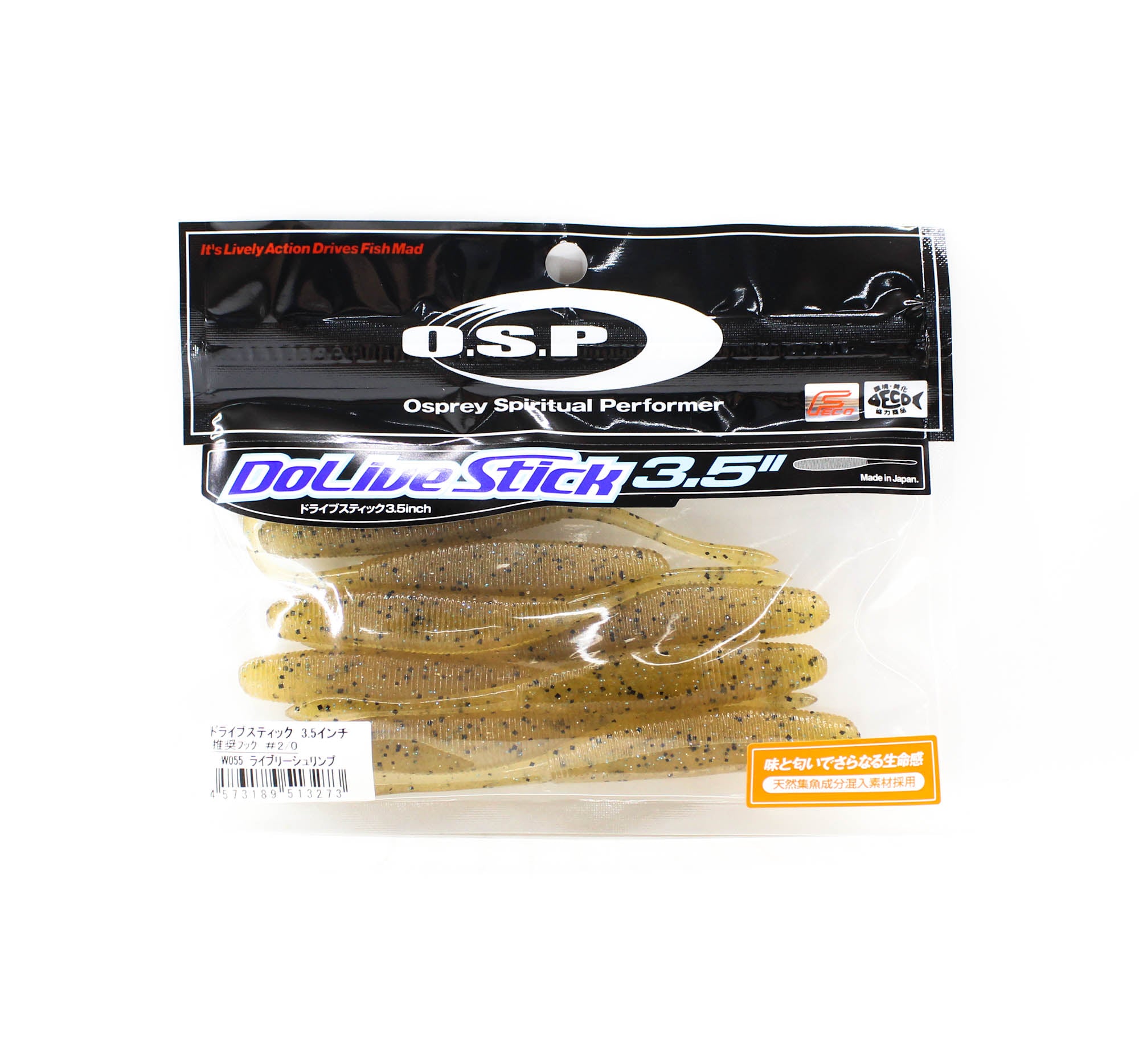 OSP Soft Lure Dolive Stick 3.5 Inches W-055 (3273)